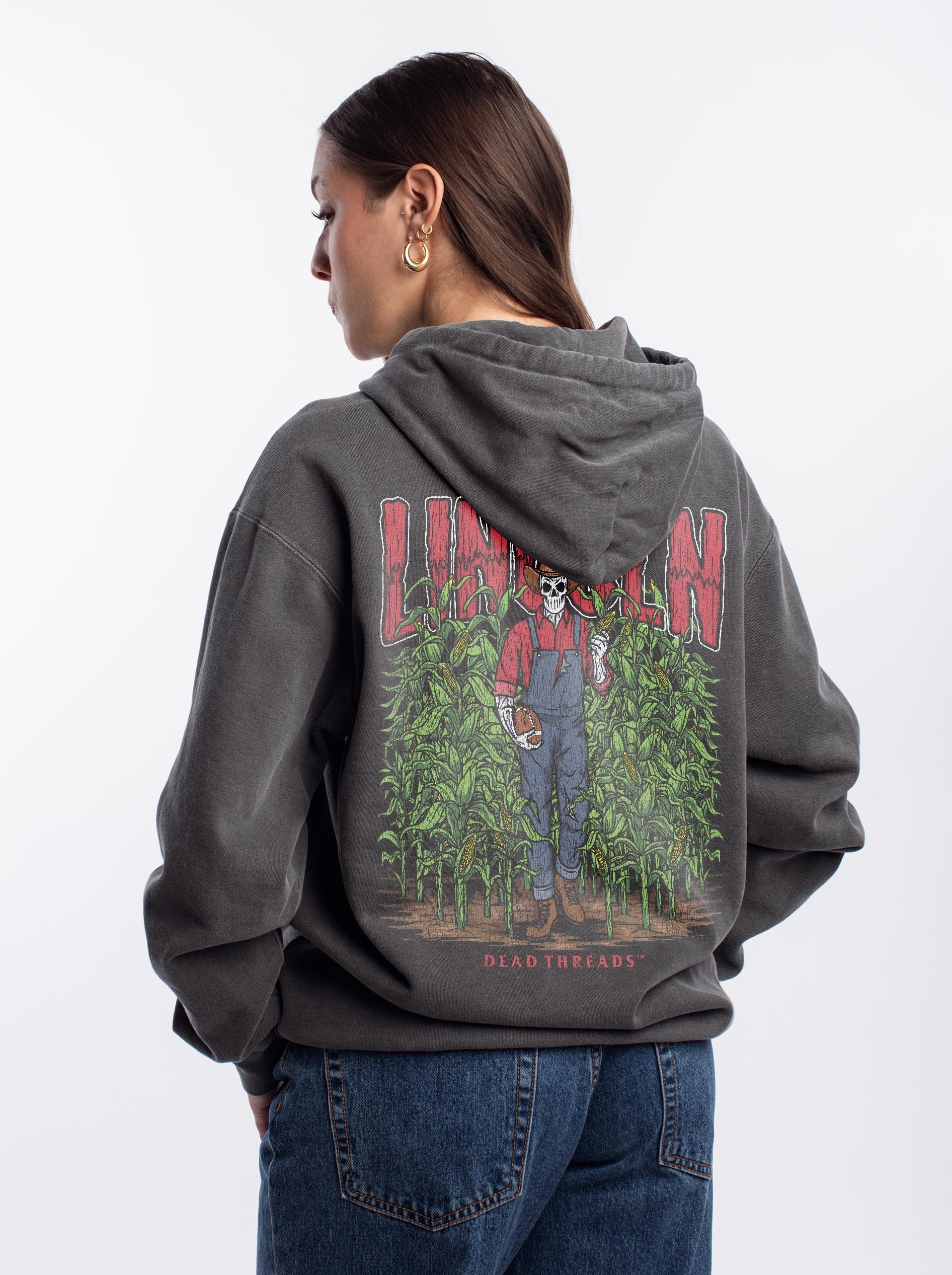 LINCOLN FOOTBALL HOODIE – Hoodie – Dead Threads Apparel