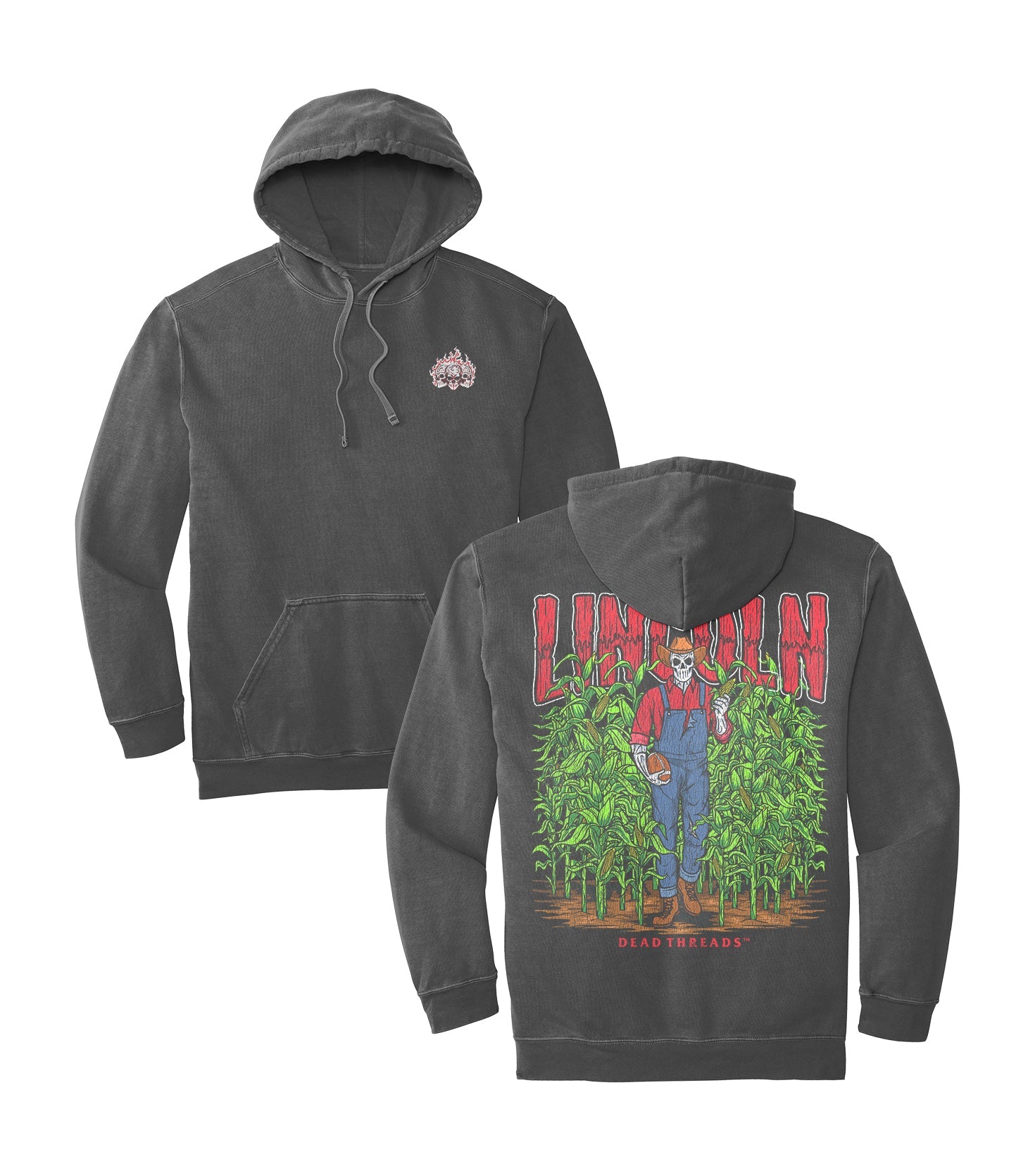 LINCOLN FOOTBALL HOODIE – Hoodie – Dead Threads Apparel