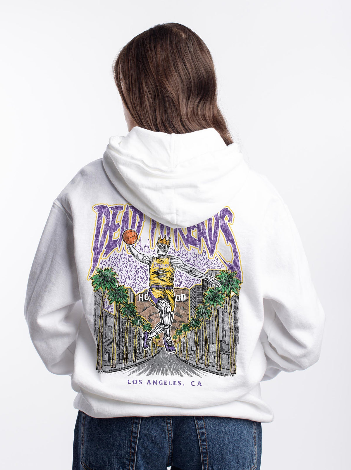 LOS ANGELES BASKETBALL - “DT ESSENTIAL" HOODIE – Hoodie – Dead Threads Apparel