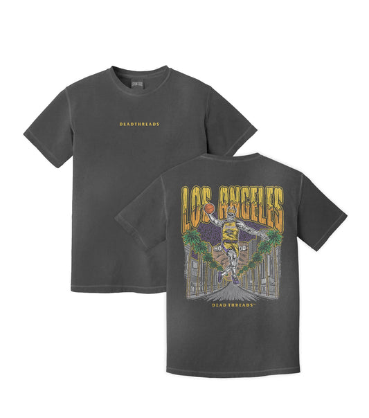 LOS ANGELES BASKETBALL - “DT ESSENTIAL" PREMIUM T - SHIRT – T-Shirt – Dead Threads Apparel
