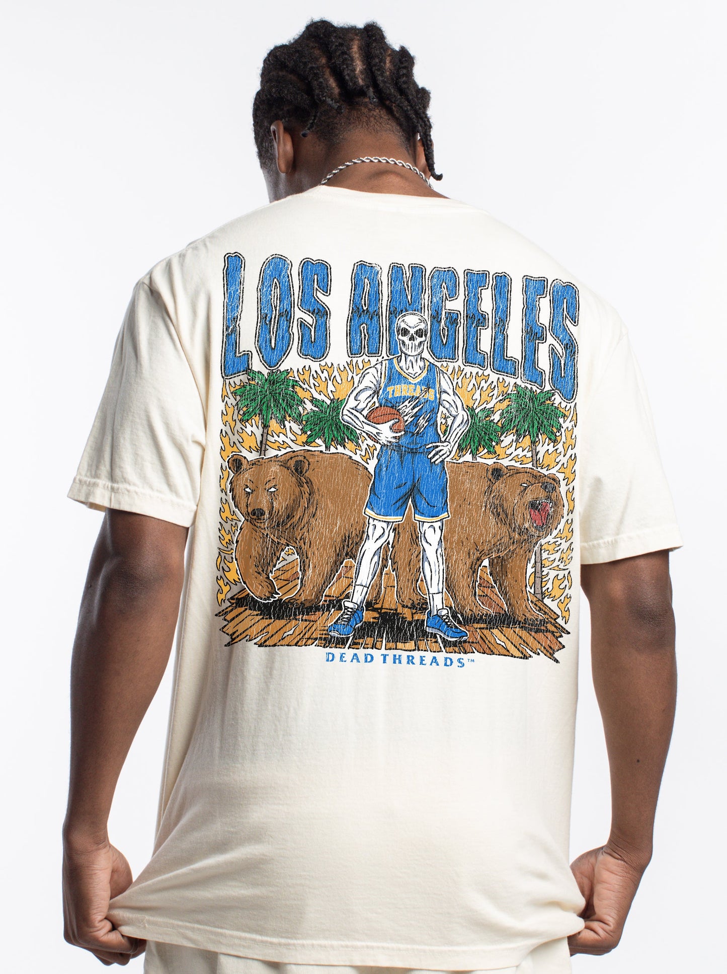 LOS ANGELES BASKETBALL - “DT ESSENTIAL" PREMIUM T - SHIRT – T-Shirt – Dead Threads Apparel