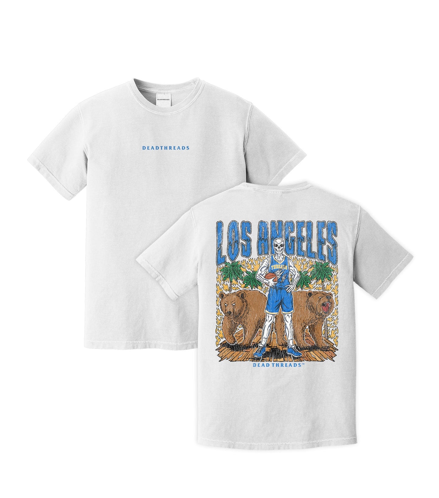 LOS ANGELES BASKETBALL - “DT ESSENTIAL" PREMIUM T - SHIRT – T-Shirt – Dead Threads Apparel