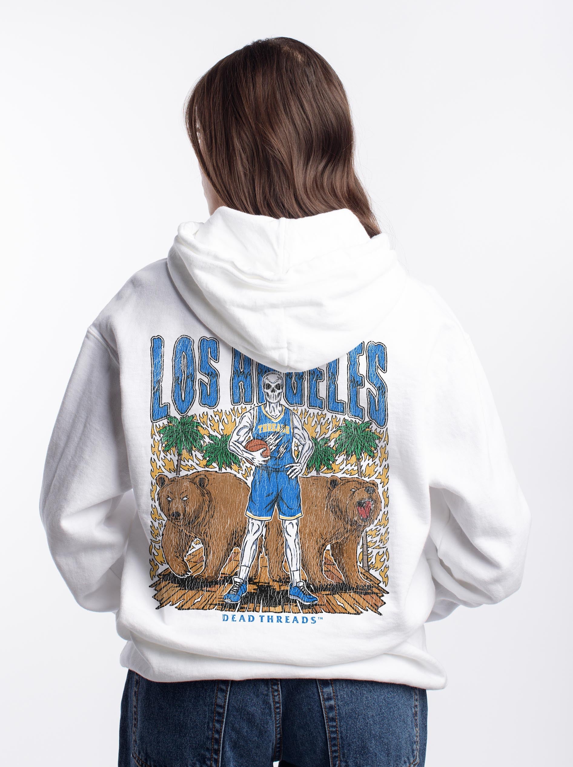 LOS ANGELES BASKETBALL - HOODIE – Hoodie – Dead Threads Apparel