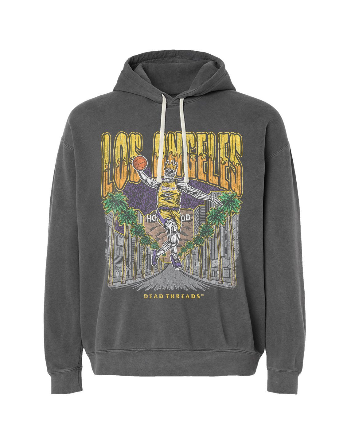 LOS ANGELES BASKETBALL - LIGHTWEIGHT HOODIE – Lightweight – Dead Threads Apparel