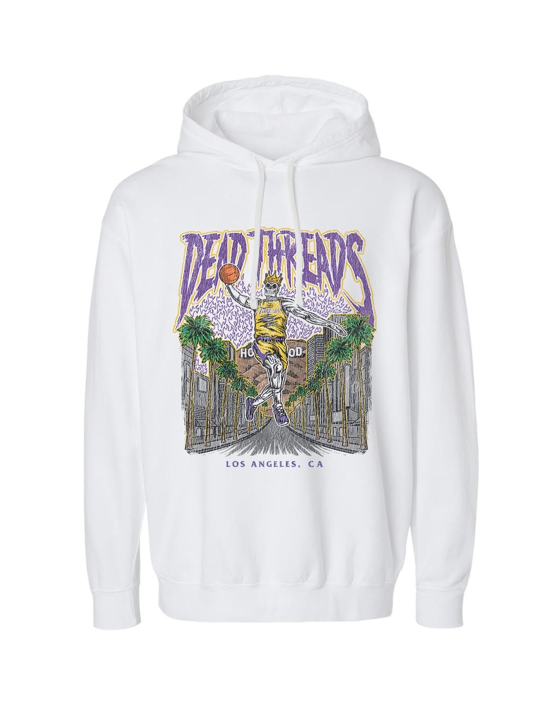 LOS ANGELES BASKETBALL - LIGHTWEIGHT HOODIE – Lightweight – Dead Threads Apparel
