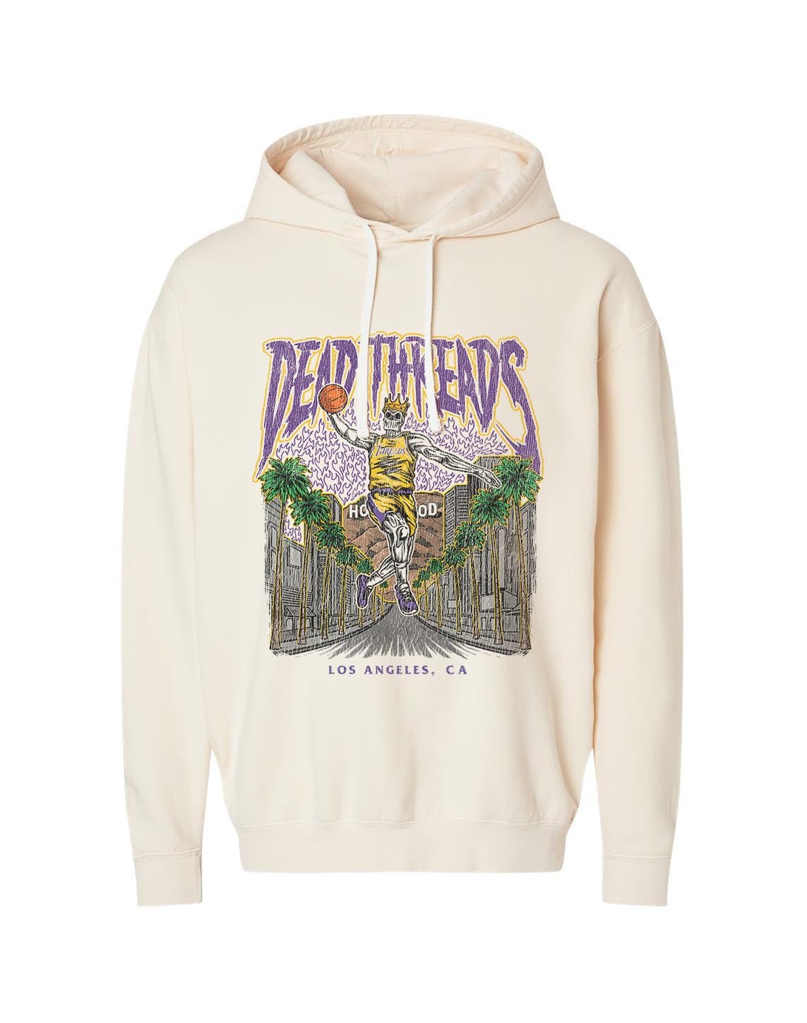 LOS ANGELES BASKETBALL - LIGHTWEIGHT HOODIE – Lightweight – Dead Threads Apparel