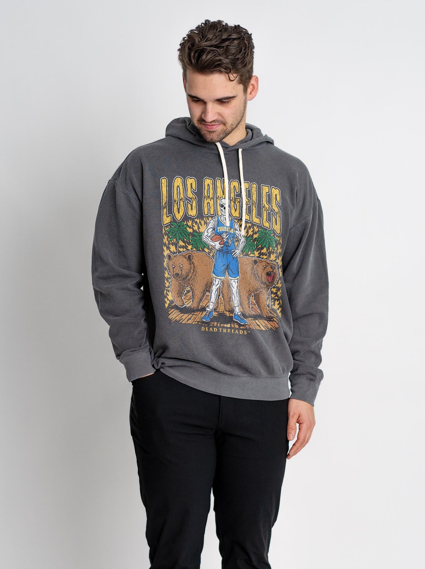 LOS ANGELES BASKETBALL - LIGHTWEIGHT HOODIE – Lightweight – Dead Threads Apparel
