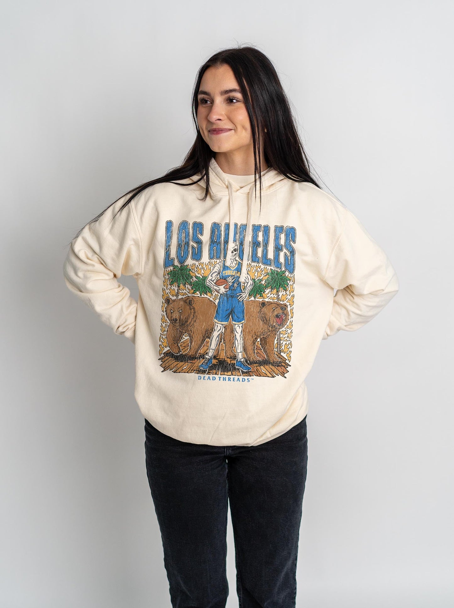 LOS ANGELES BASKETBALL - LIGHTWEIGHT HOODIE – Lightweight – Dead Threads Apparel