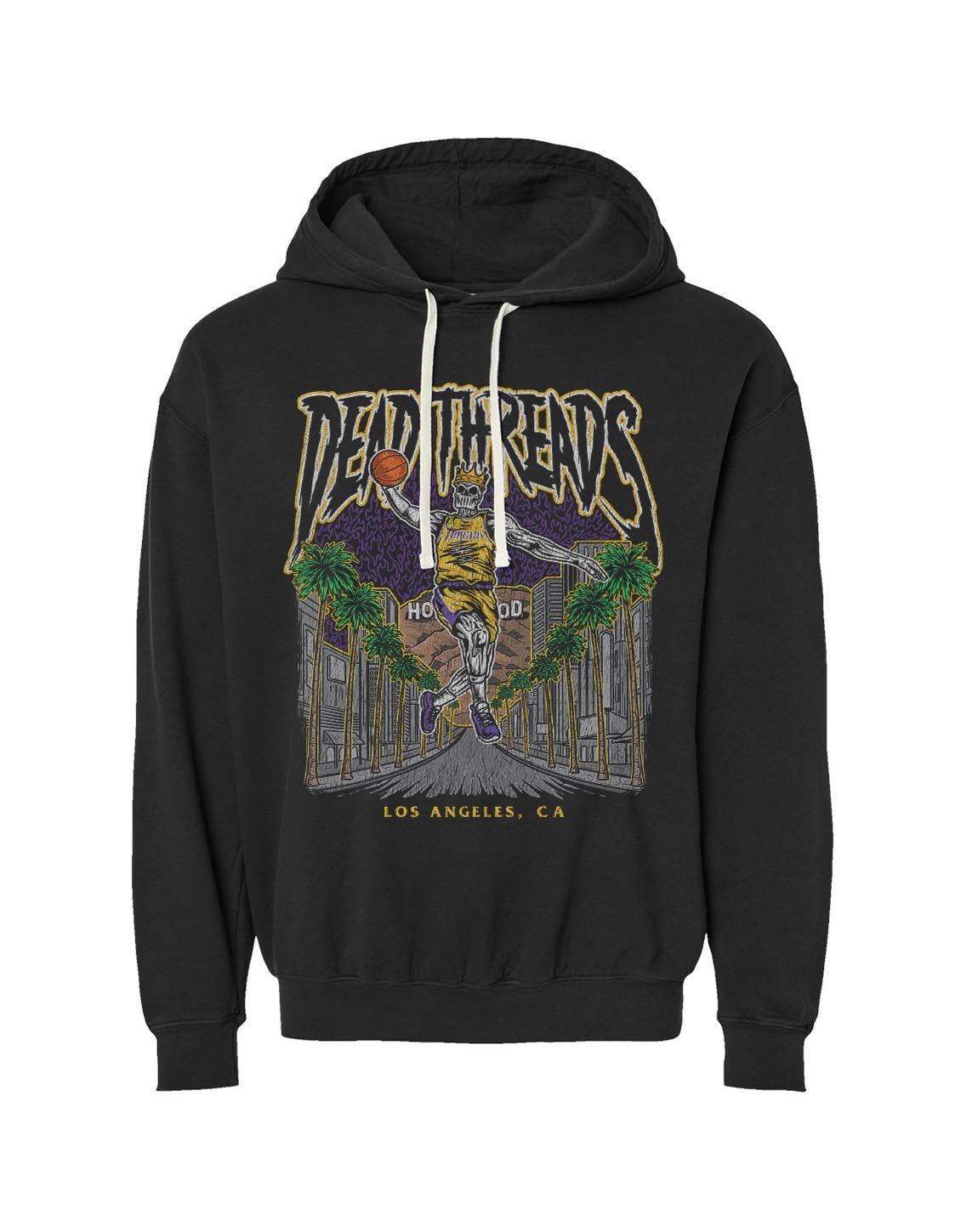 LOS ANGELES BASKETBALL - LIGHTWEIGHT HOODIE – Lightweight – Dead Threads Apparel