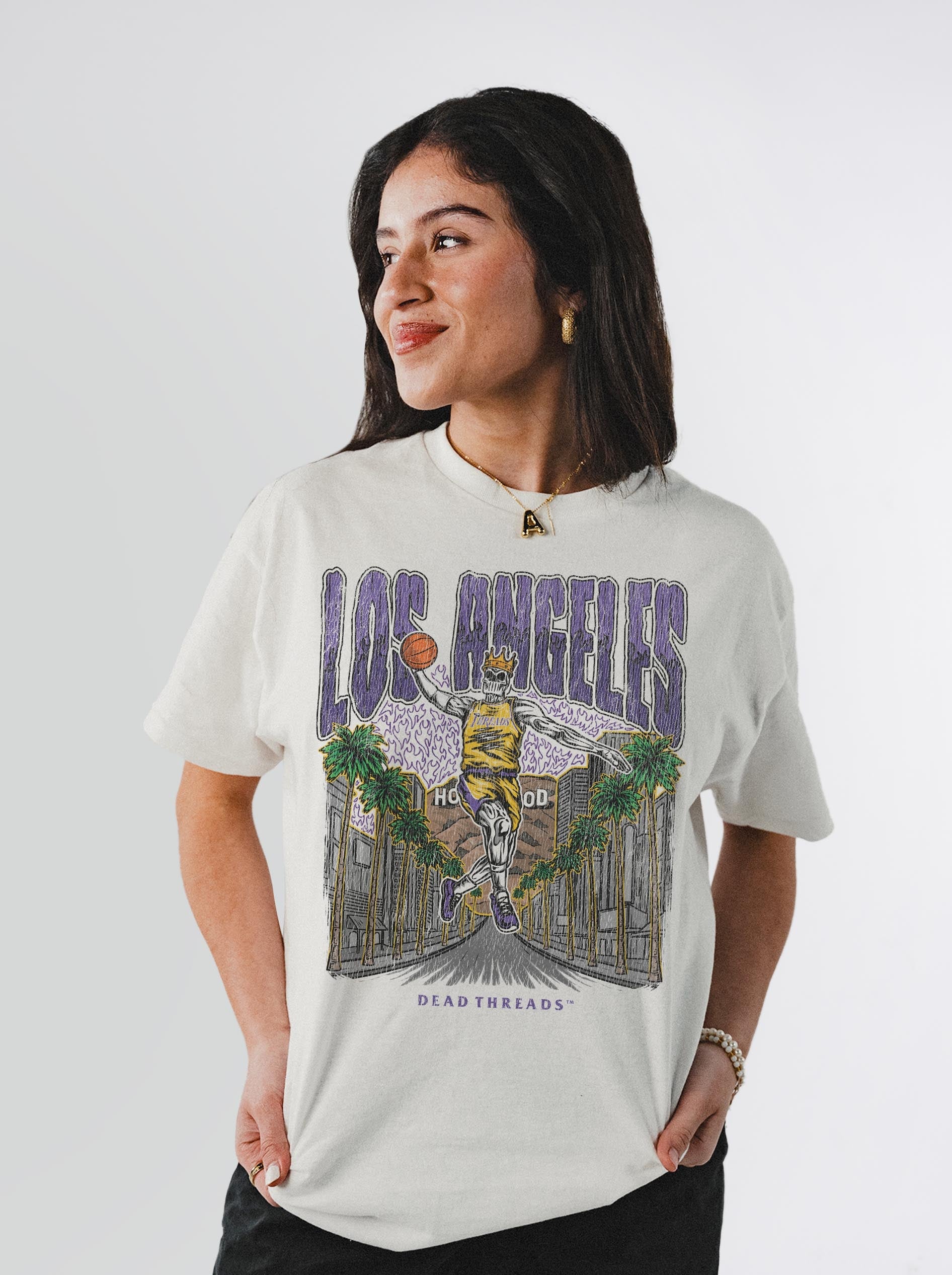 LOS ANGELES BASKETBALL – T-Shirt – Dead Threads Apparel