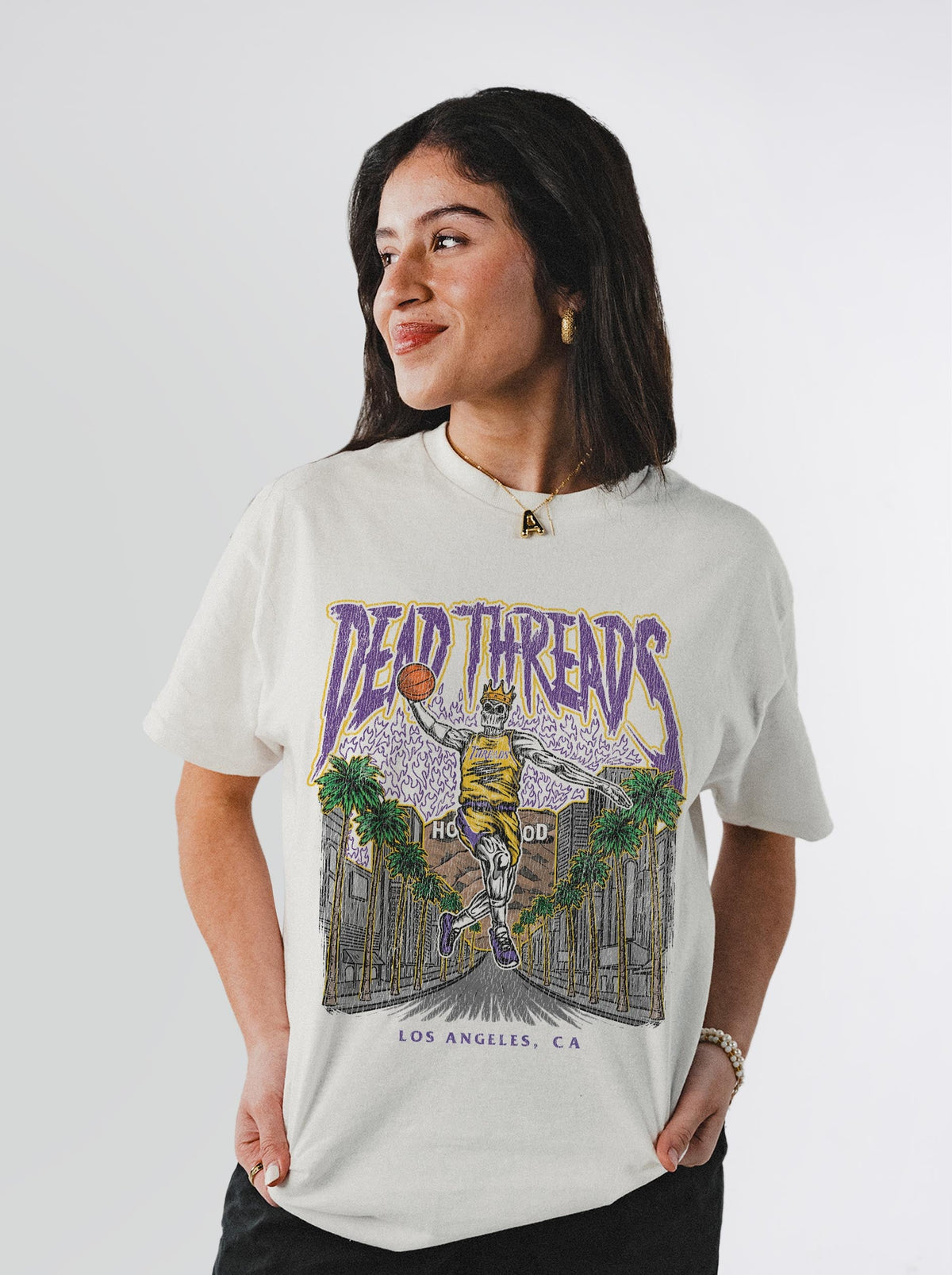 LOS ANGELES BASKETBALL – T-Shirt – Dead Threads Apparel
