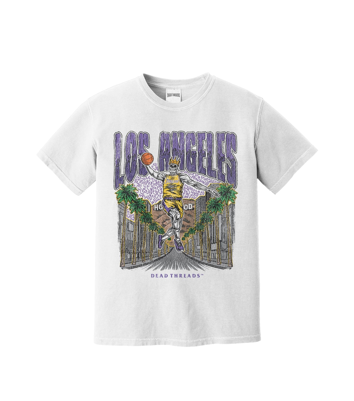LOS ANGELES BASKETBALL – T-Shirt – Dead Threads Apparel
