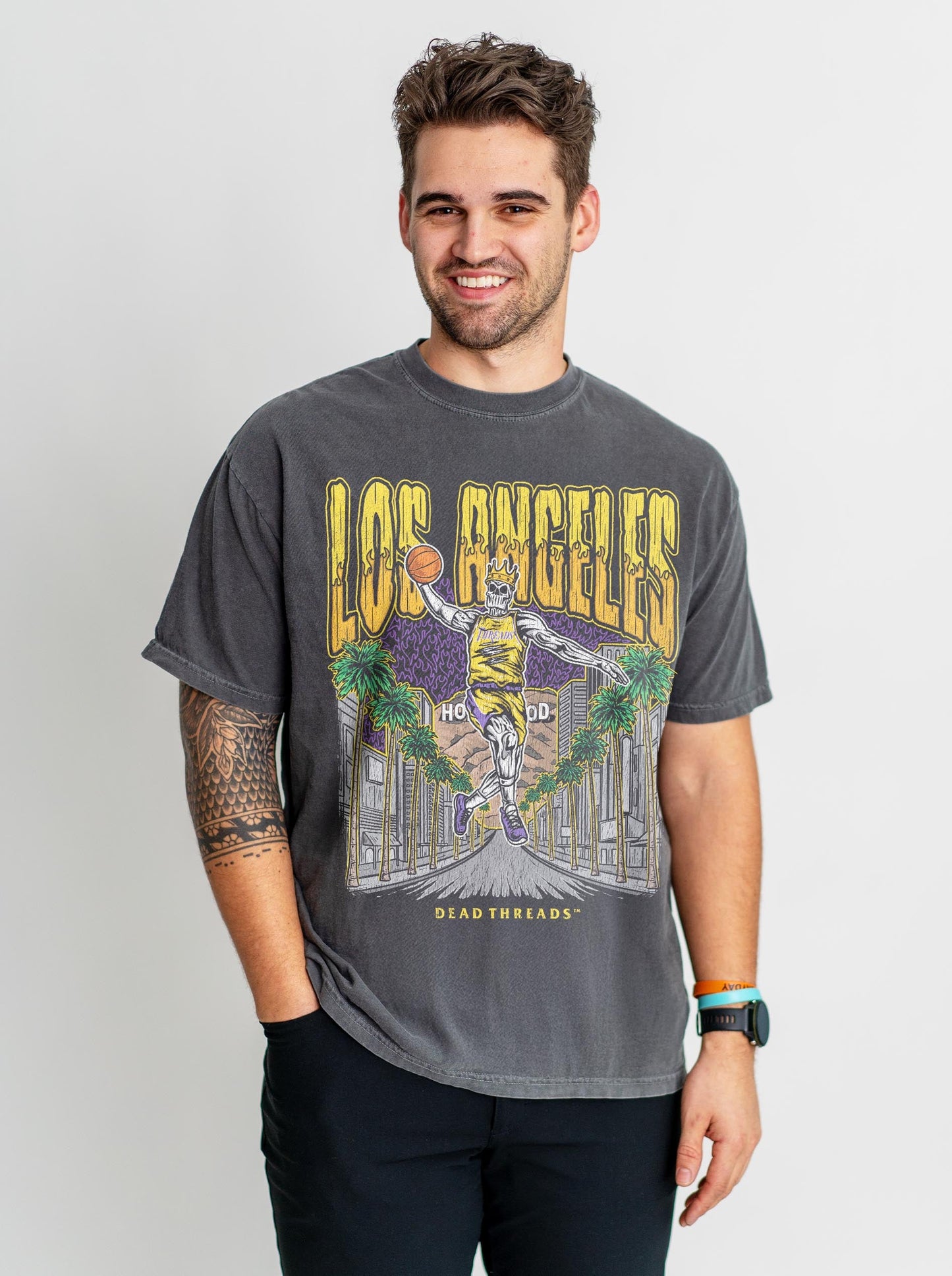LOS ANGELES BASKETBALL – T-Shirt – Dead Threads Apparel