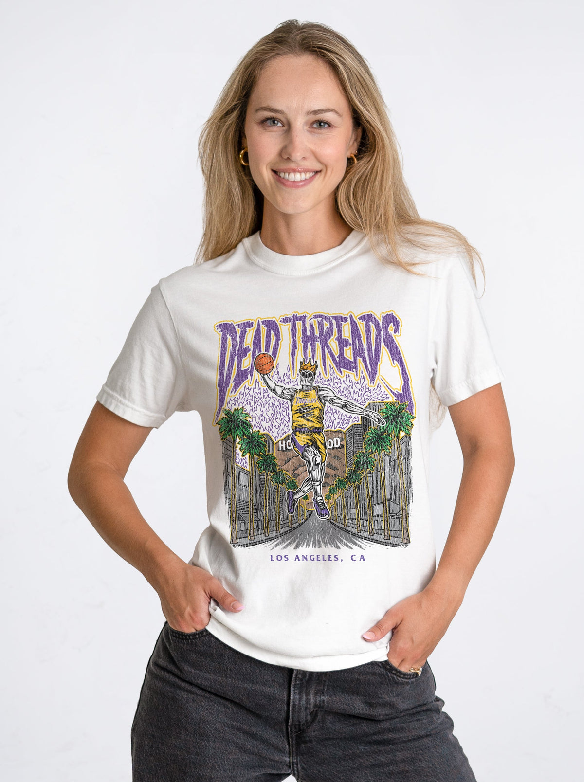 LOS ANGELES BASKETBALL – T-Shirt – Dead Threads Apparel