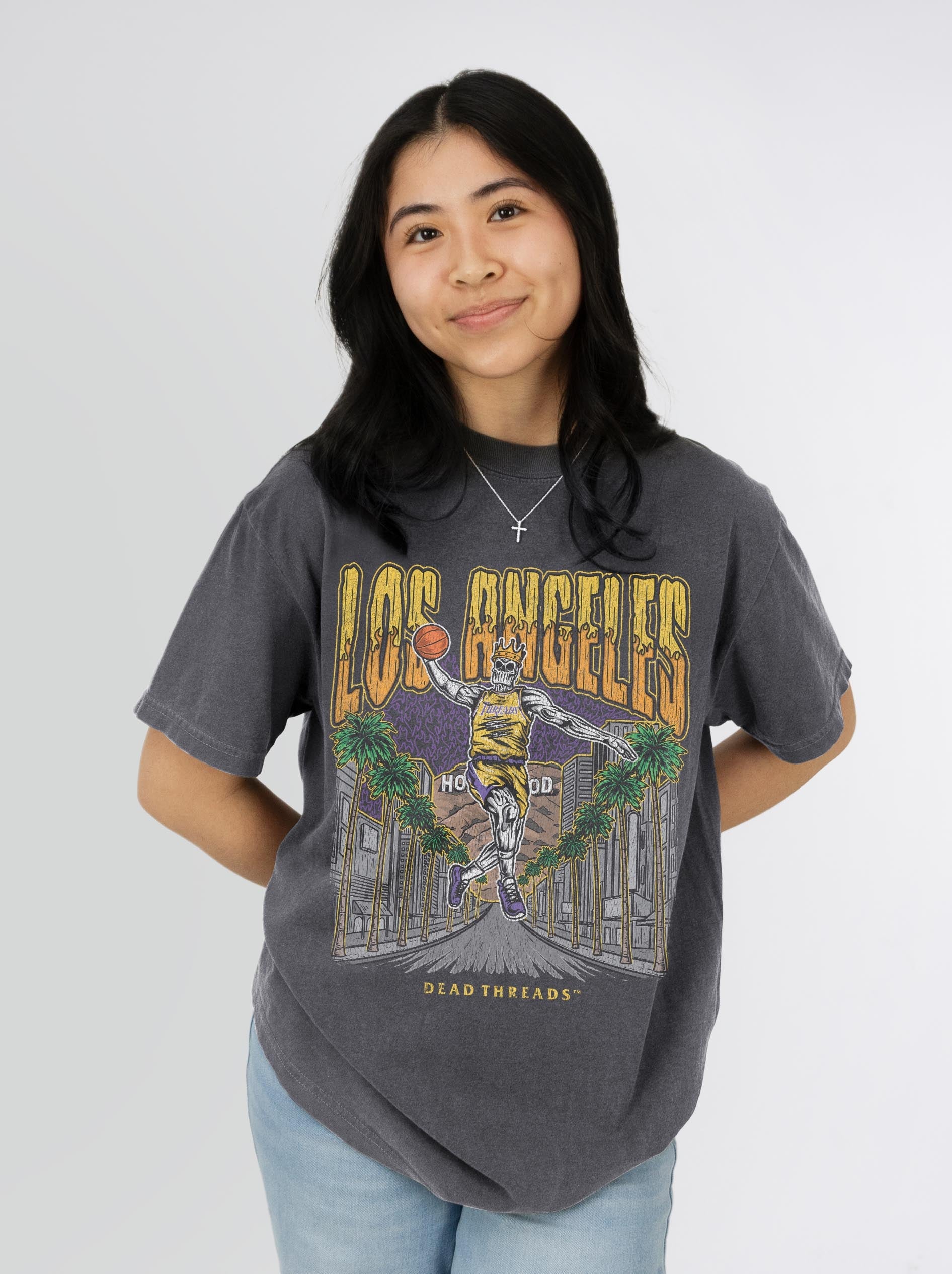 LOS ANGELES BASKETBALL – T-Shirt – Dead Threads Apparel