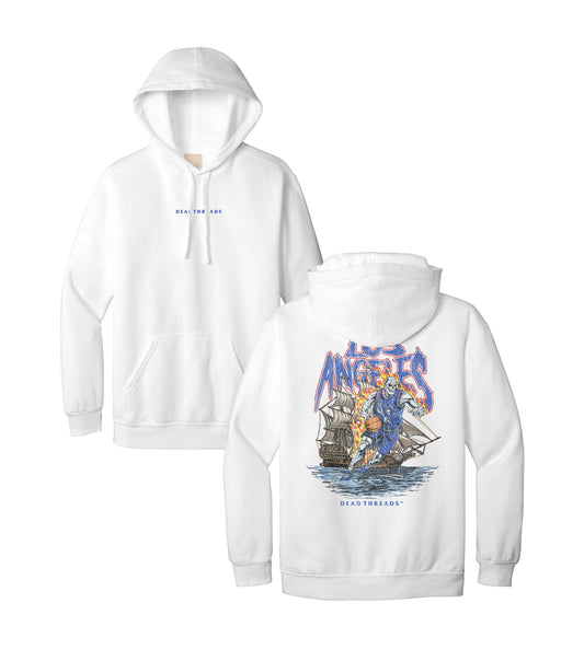 LOS ANGELES BASKETBALL v2 - “DT ESSENTIAL" HOODIE – Hoodie – Dead Threads Apparel