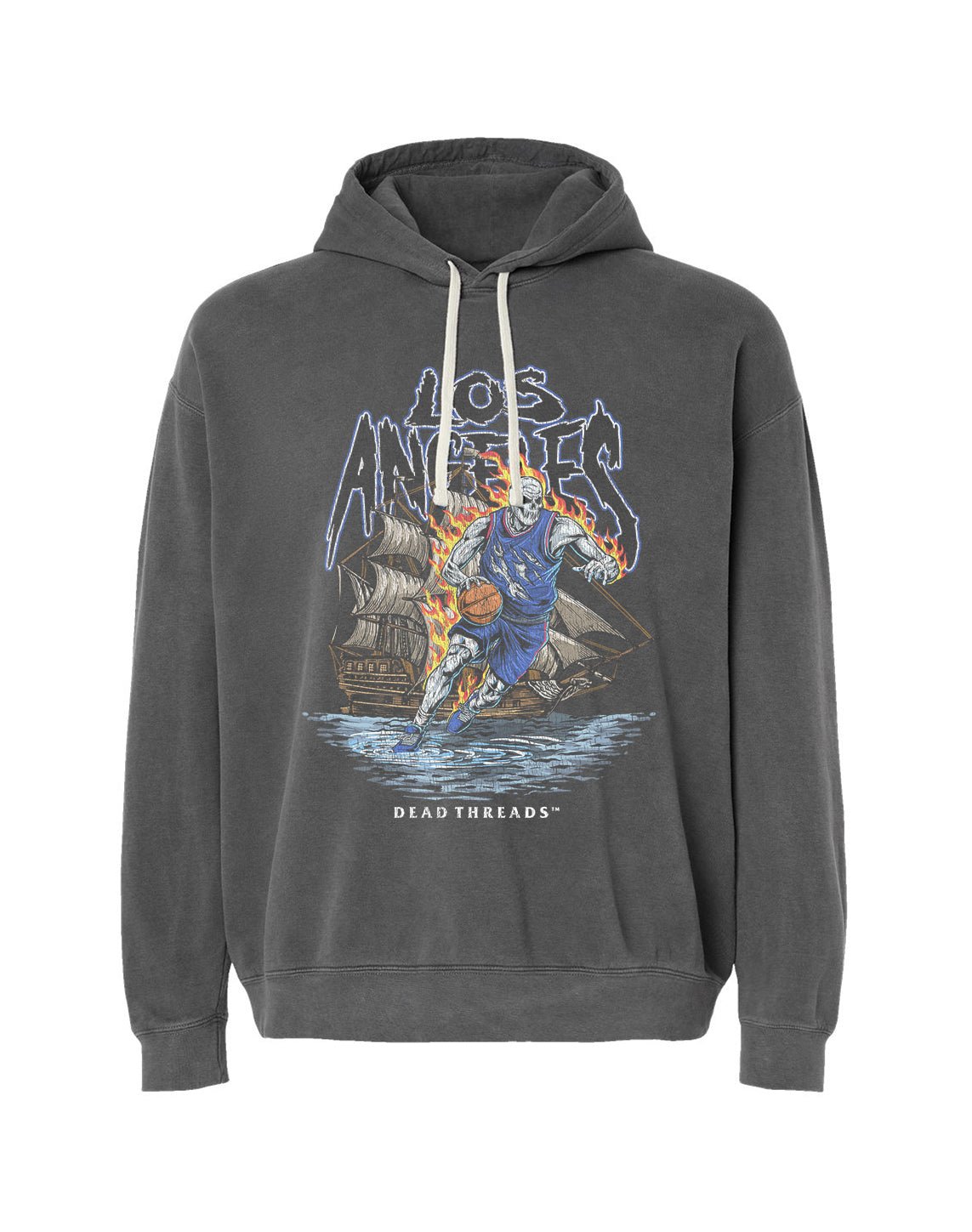 LOS ANGELES BASKETBALL v2 - LIGHTWEIGHT HOODIE – Lightweight – Dead Threads Apparel