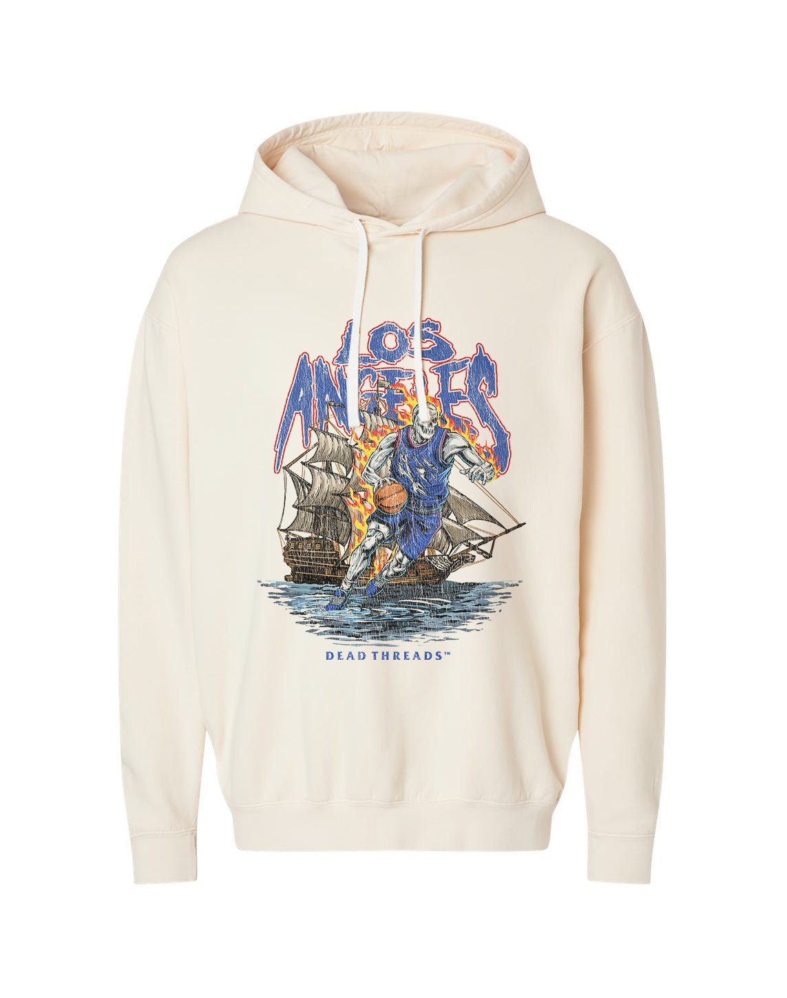 LOS ANGELES BASKETBALL v2 - LIGHTWEIGHT HOODIE – Lightweight – Dead Threads Apparel