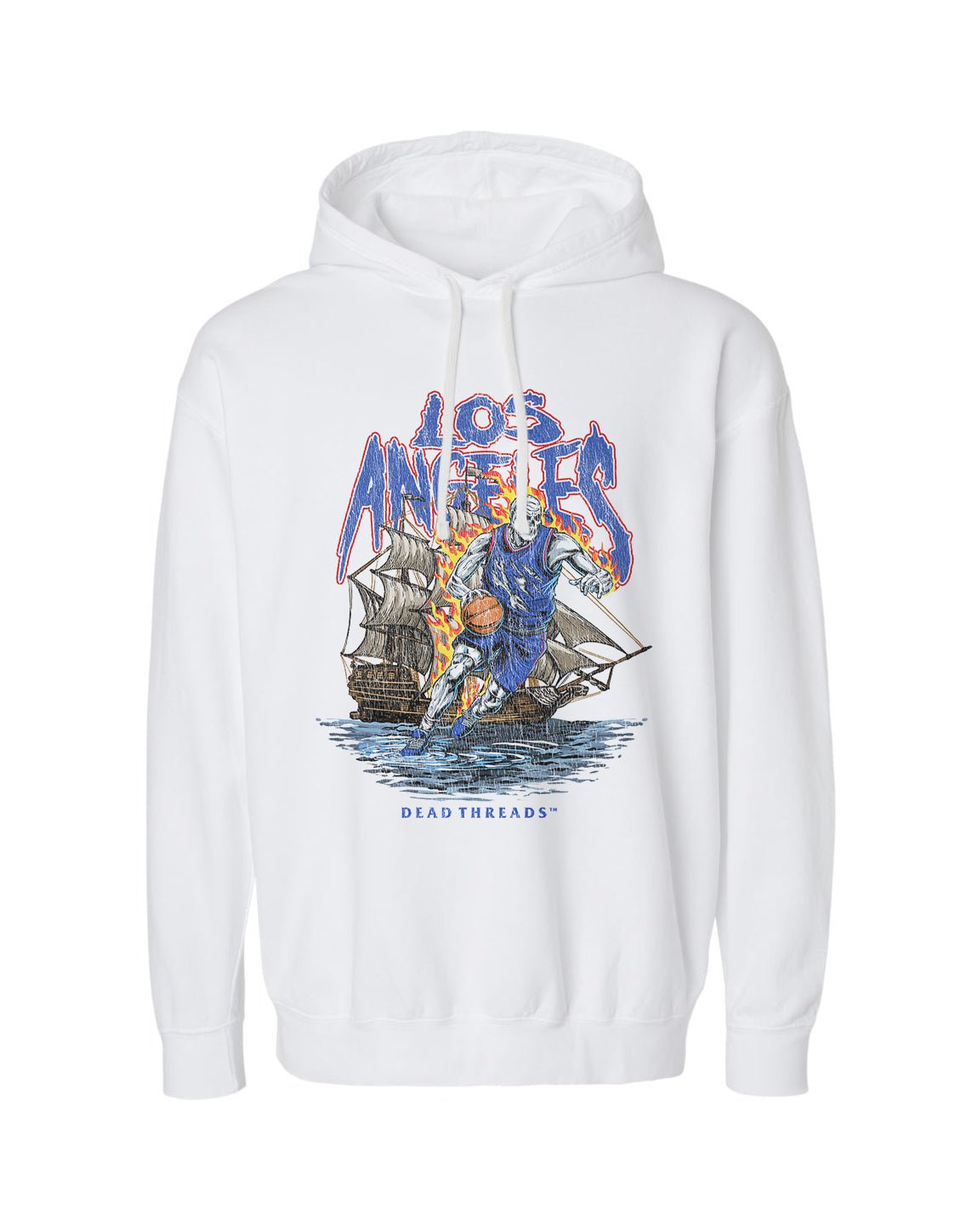 LOS ANGELES BASKETBALL v2 - LIGHTWEIGHT HOODIE – Lightweight – Dead Threads Apparel