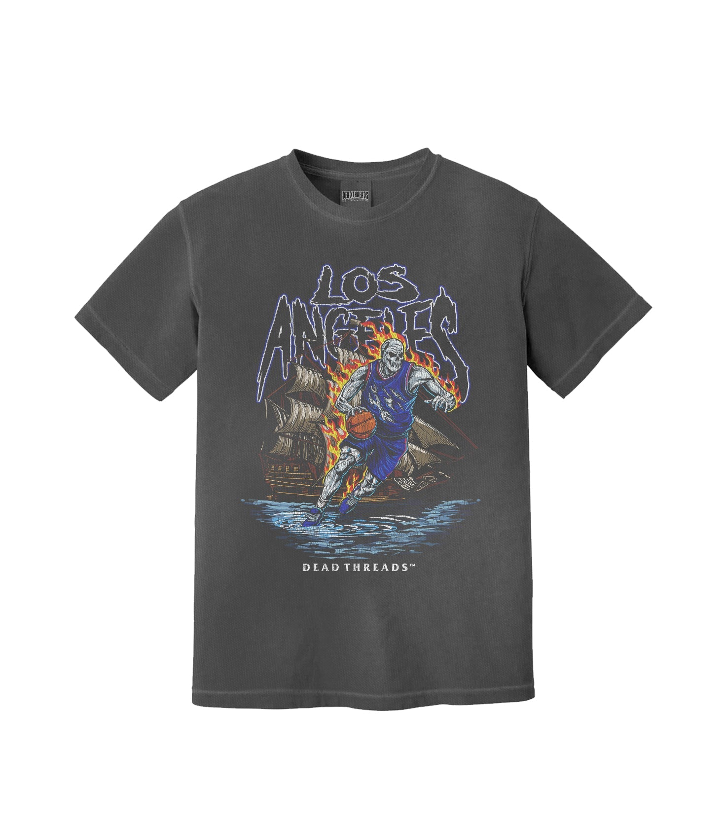 LOS ANGELES BASKETBALL v2 – T-Shirt – Dead Threads Apparel