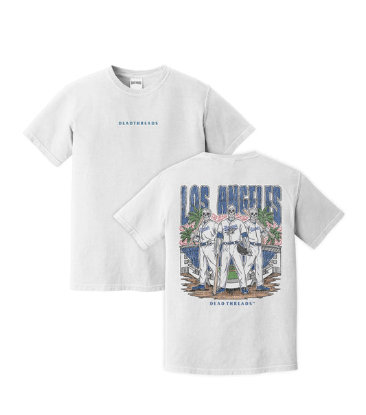 LOS ANGELES "BLUE" BASEBALL - “DT ESSENTIAL" PREMIUM T - SHIRT – T-Shirt – Dead Threads Apparel