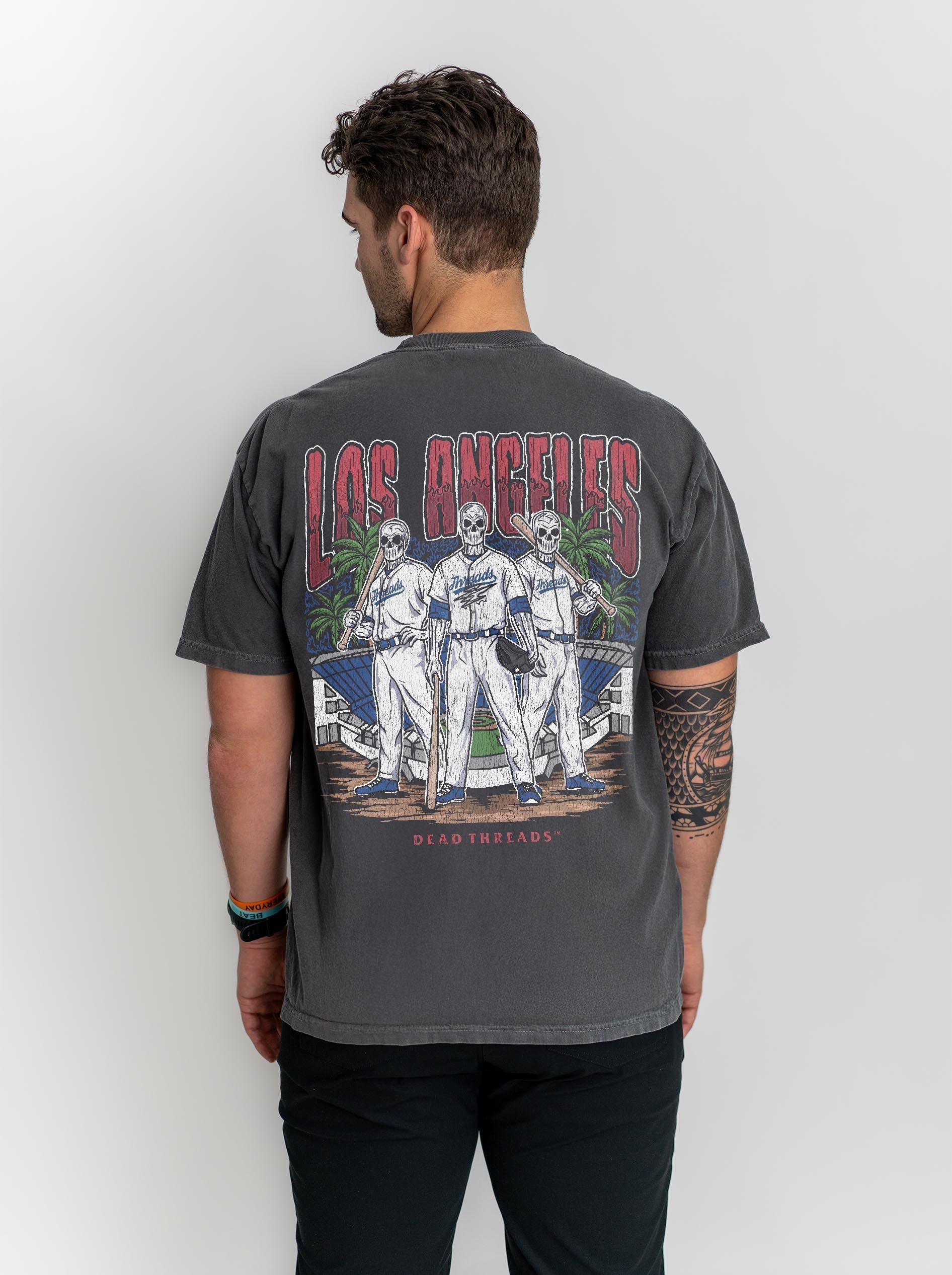 LOS ANGELES "BLUE" BASEBALL - “DT ESSENTIAL" PREMIUM T - SHIRT – T-Shirt – Dead Threads Apparel