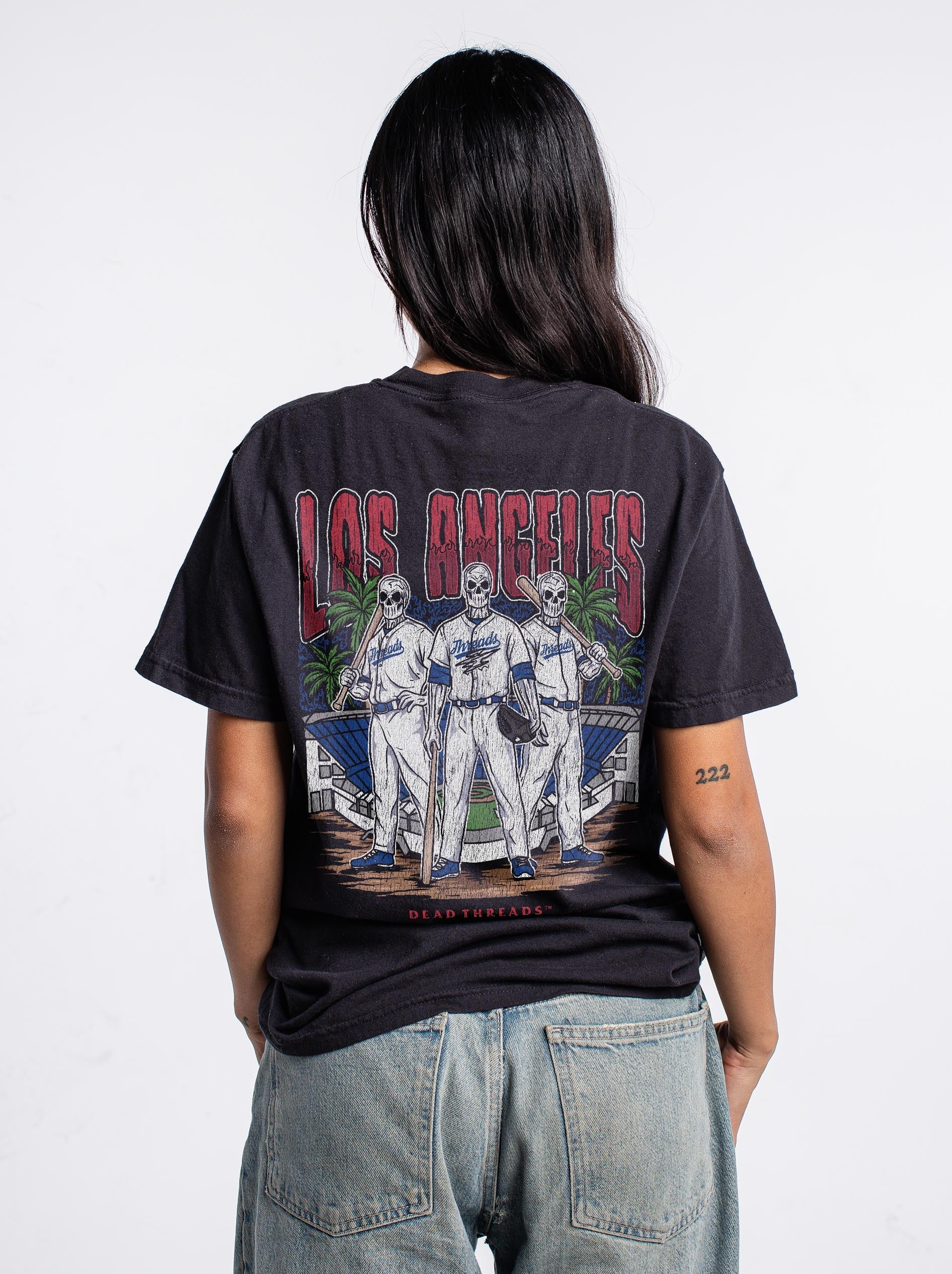 LOS ANGELES "BLUE" BASEBALL - “DT ESSENTIAL" PREMIUM T - SHIRT – T-Shirt – Dead Threads Apparel