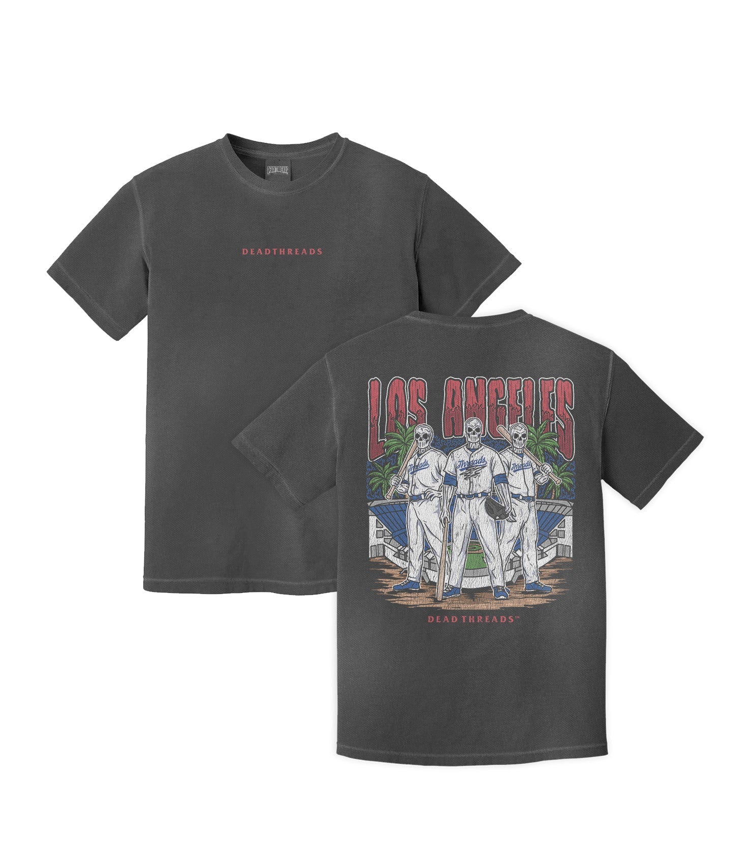 LOS ANGELES "BLUE" BASEBALL - “DT ESSENTIAL" PREMIUM T - SHIRT – T-Shirt – Dead Threads Apparel