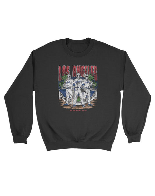 LOS ANGELES "BLUE" BASEBALL KIDS CREWNECK SWEATSHIRT – Kids clothes – Dead Threads Apparel