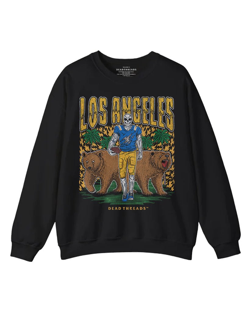 LOS ANGELES FOOTBALL CREWNECK SWEATSHIRT – Sweatshirt – Dead Threads Apparel