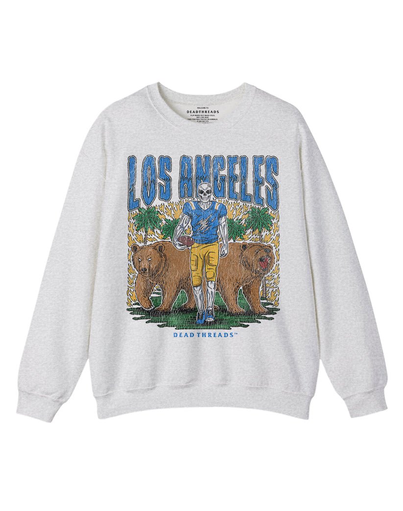 LOS ANGELES FOOTBALL CREWNECK SWEATSHIRT – Sweatshirt – Dead Threads Apparel