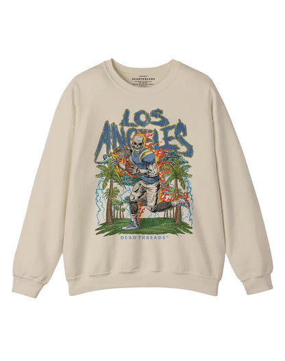 LOS ANGELES FOOTBALL CREWNECK SWEATSHIRT – Sweatshirt – Dead Threads Apparel