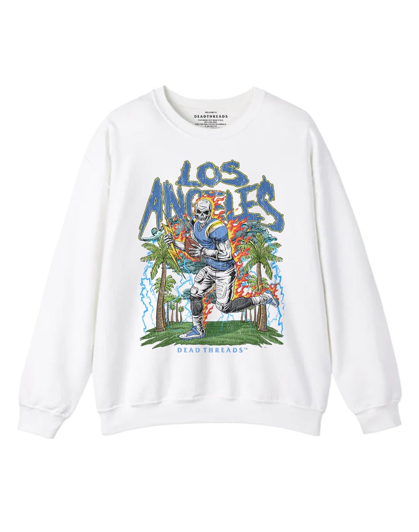 LOS ANGELES FOOTBALL CREWNECK SWEATSHIRT – Sweatshirt – Dead Threads Apparel