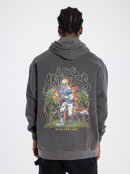 LOS ANGELES FOOTBALL - “DT ESSENTIAL" HOODIE – Hoodie – Dead Threads Apparel