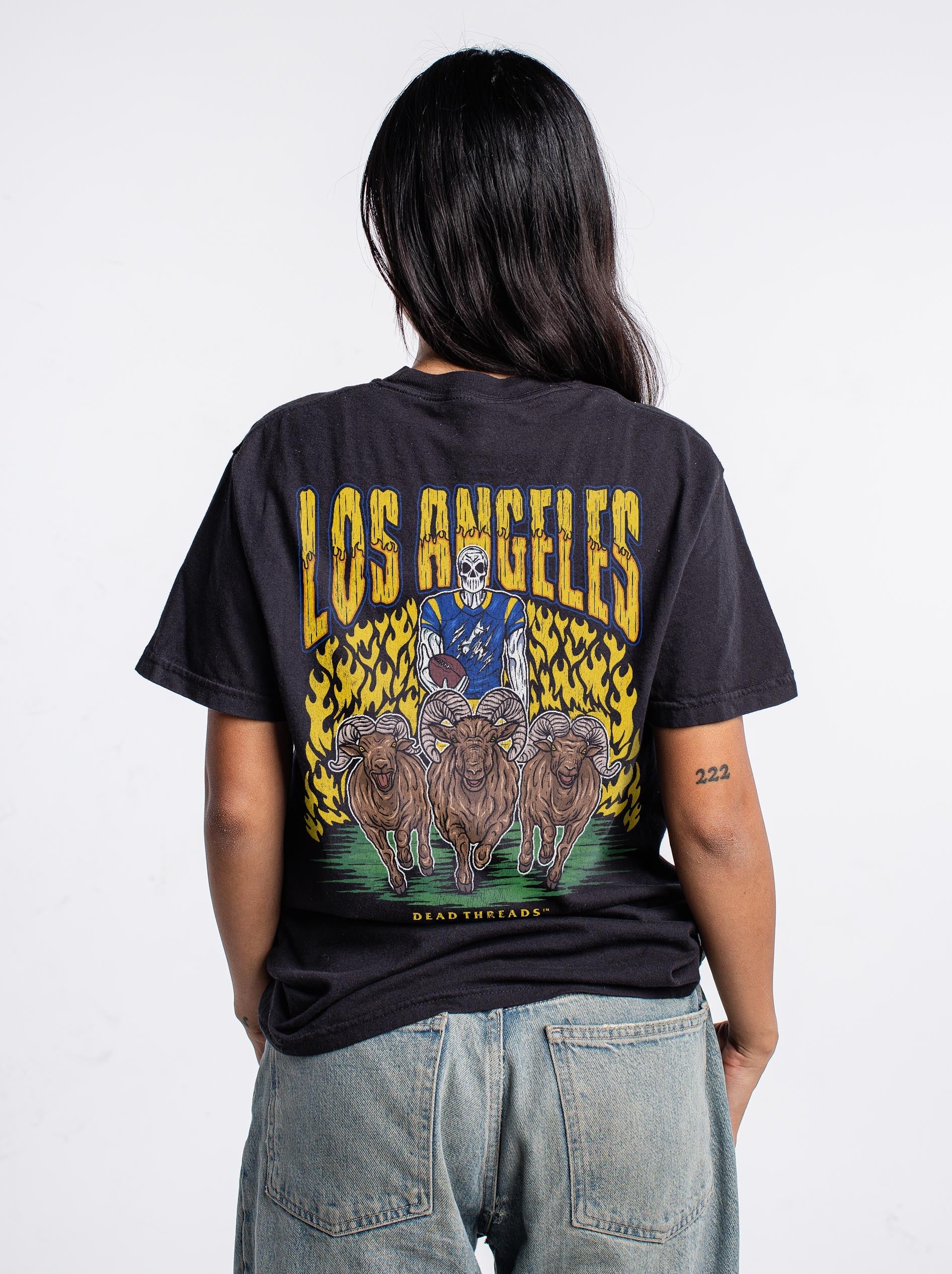 LOS ANGELES FOOTBALL - “DT ESSENTIAL" PREMIUM T - SHIRT – T-Shirt – Dead Threads Apparel