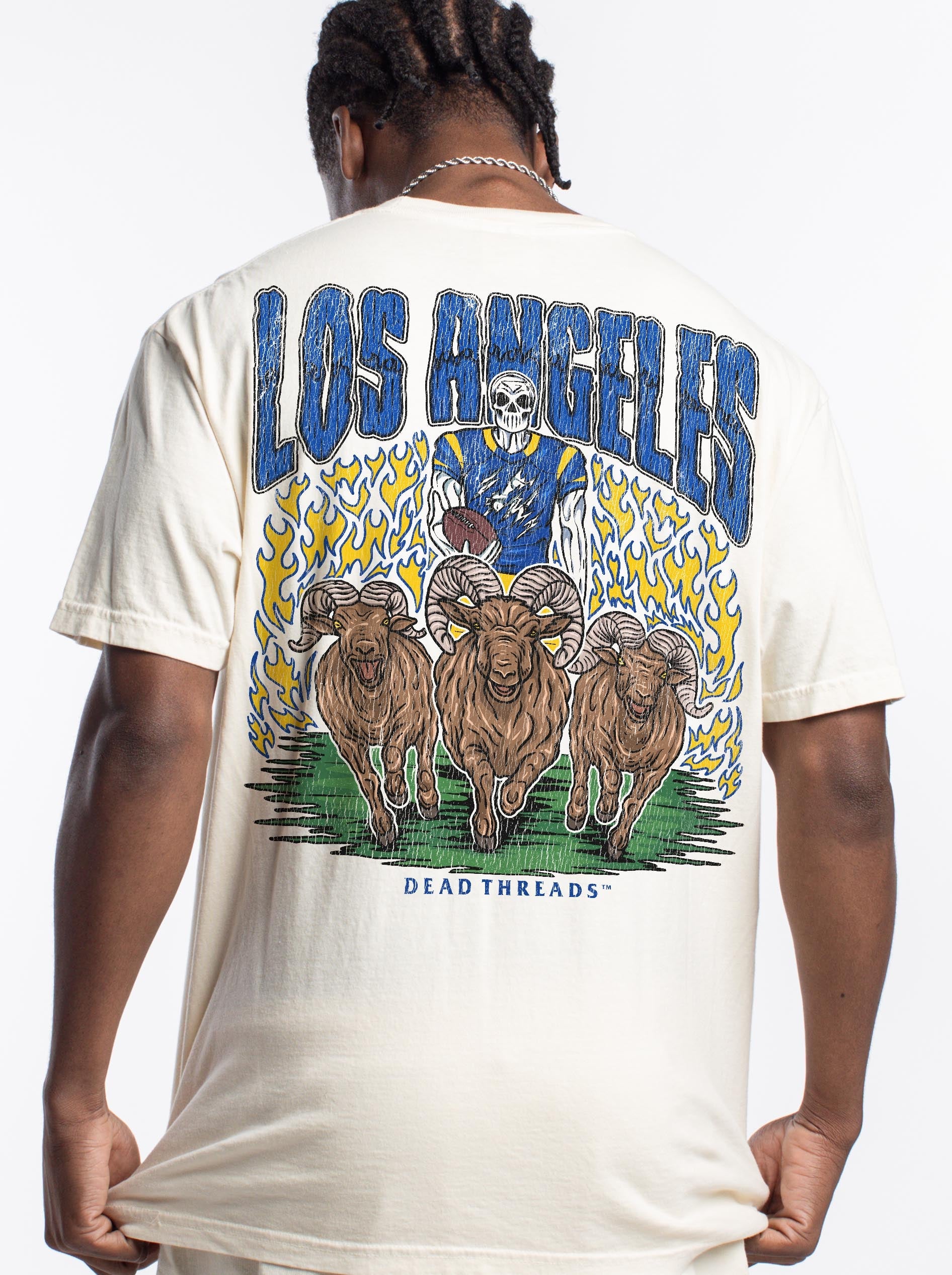 LOS ANGELES FOOTBALL - “DT ESSENTIAL" PREMIUM T - SHIRT – T-Shirt – Dead Threads Apparel