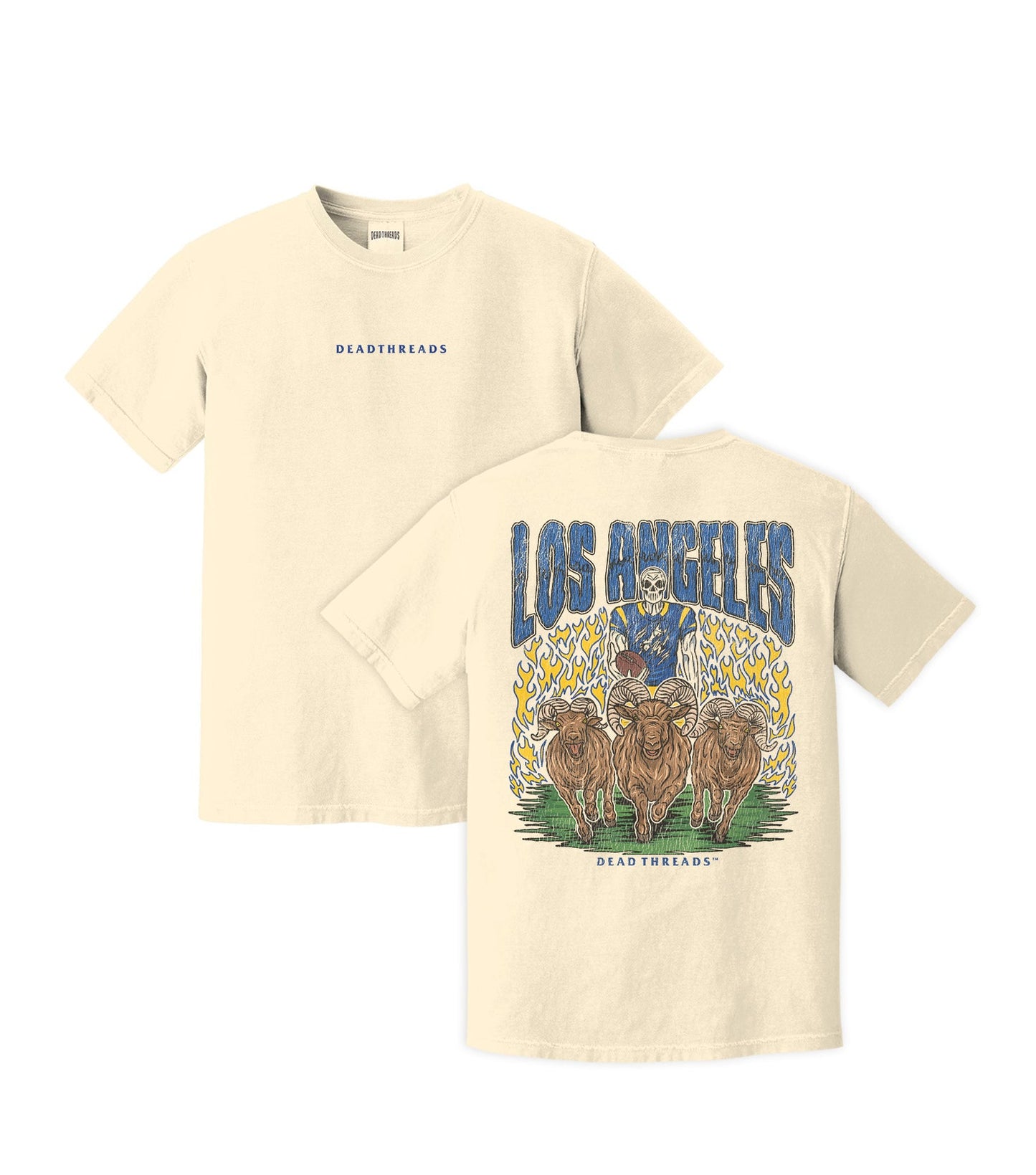 LOS ANGELES FOOTBALL - “DT ESSENTIAL" PREMIUM T - SHIRT – T-Shirt – Dead Threads Apparel