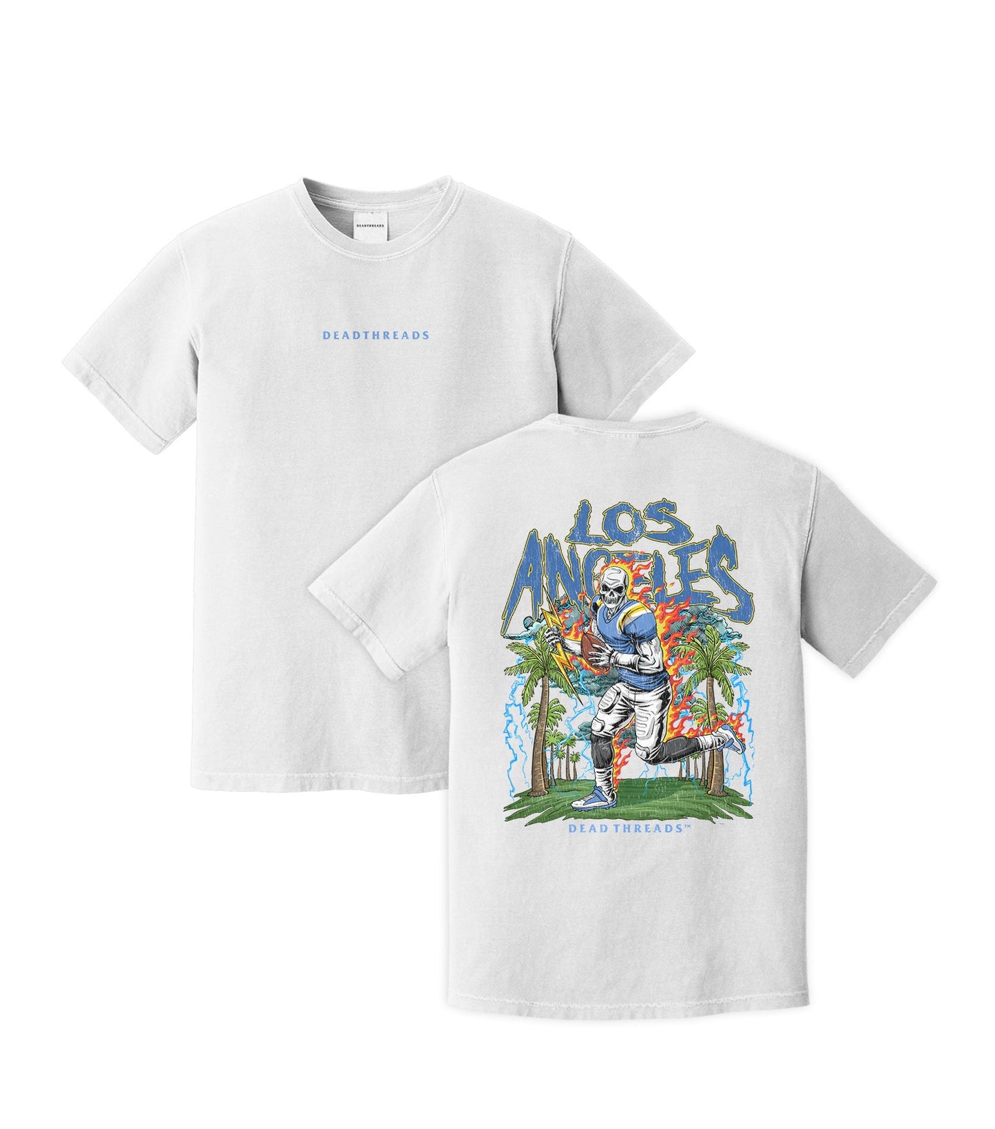 LOS ANGELES FOOTBALL - “DT ESSENTIAL" PREMIUM T - SHIRT – T-Shirt – Dead Threads Apparel