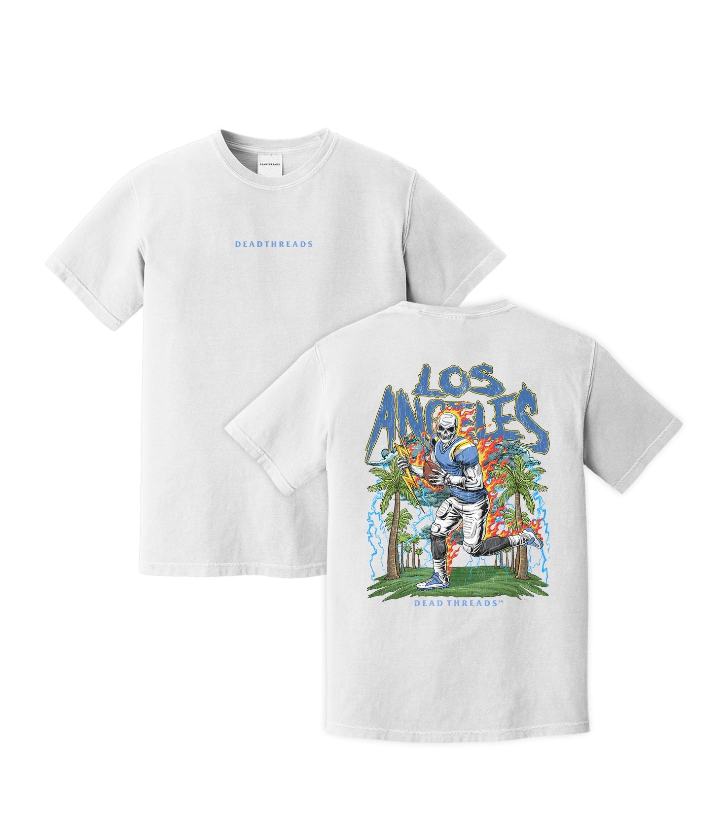 LOS ANGELES FOOTBALL - “DT ESSENTIAL" PREMIUM T - SHIRT – T-Shirt – Dead Threads Apparel