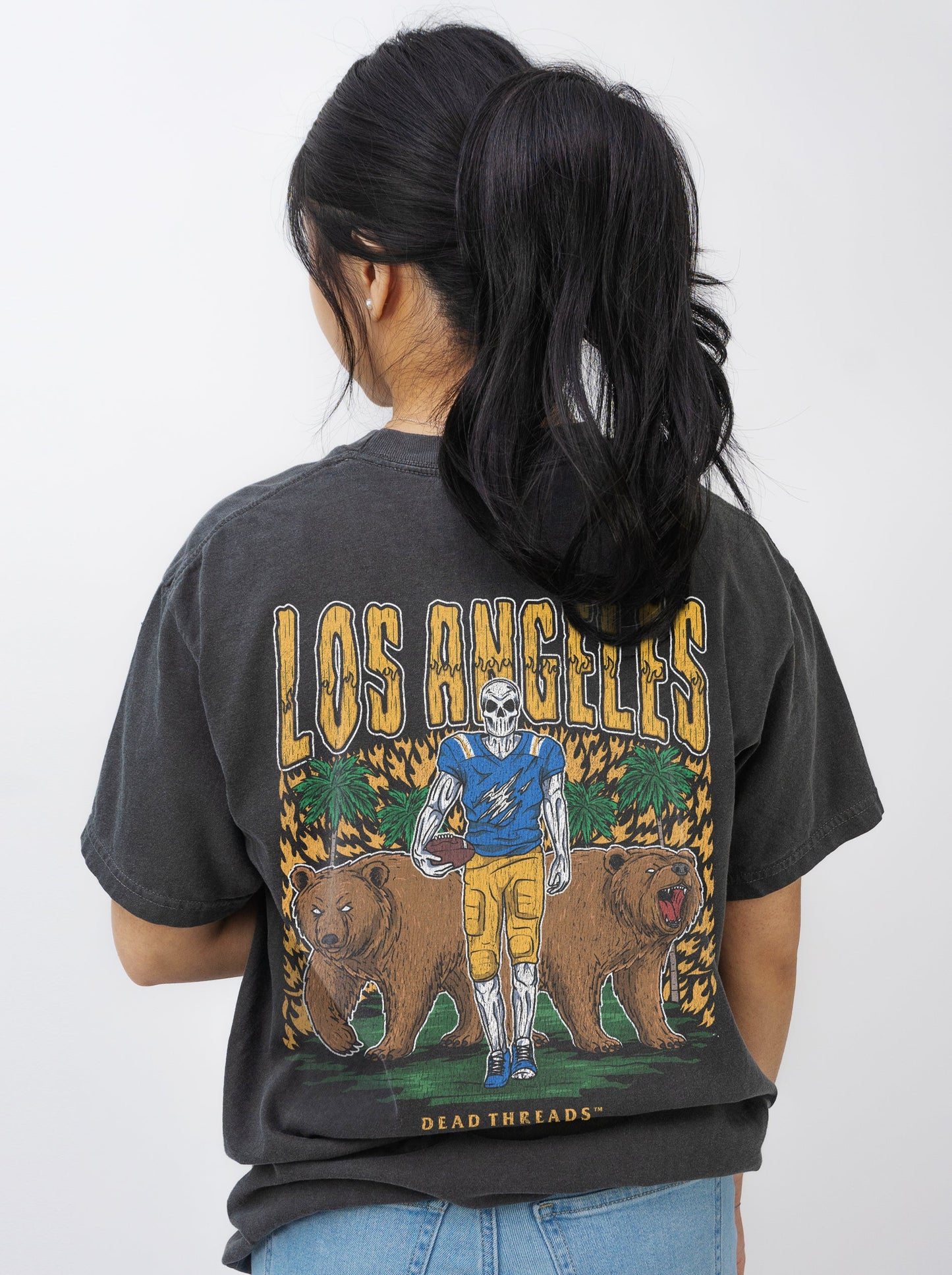 LOS ANGELES FOOTBALL - “DT ESSENTIAL" PREMIUM T - SHIRT – T-Shirt – Dead Threads Apparel