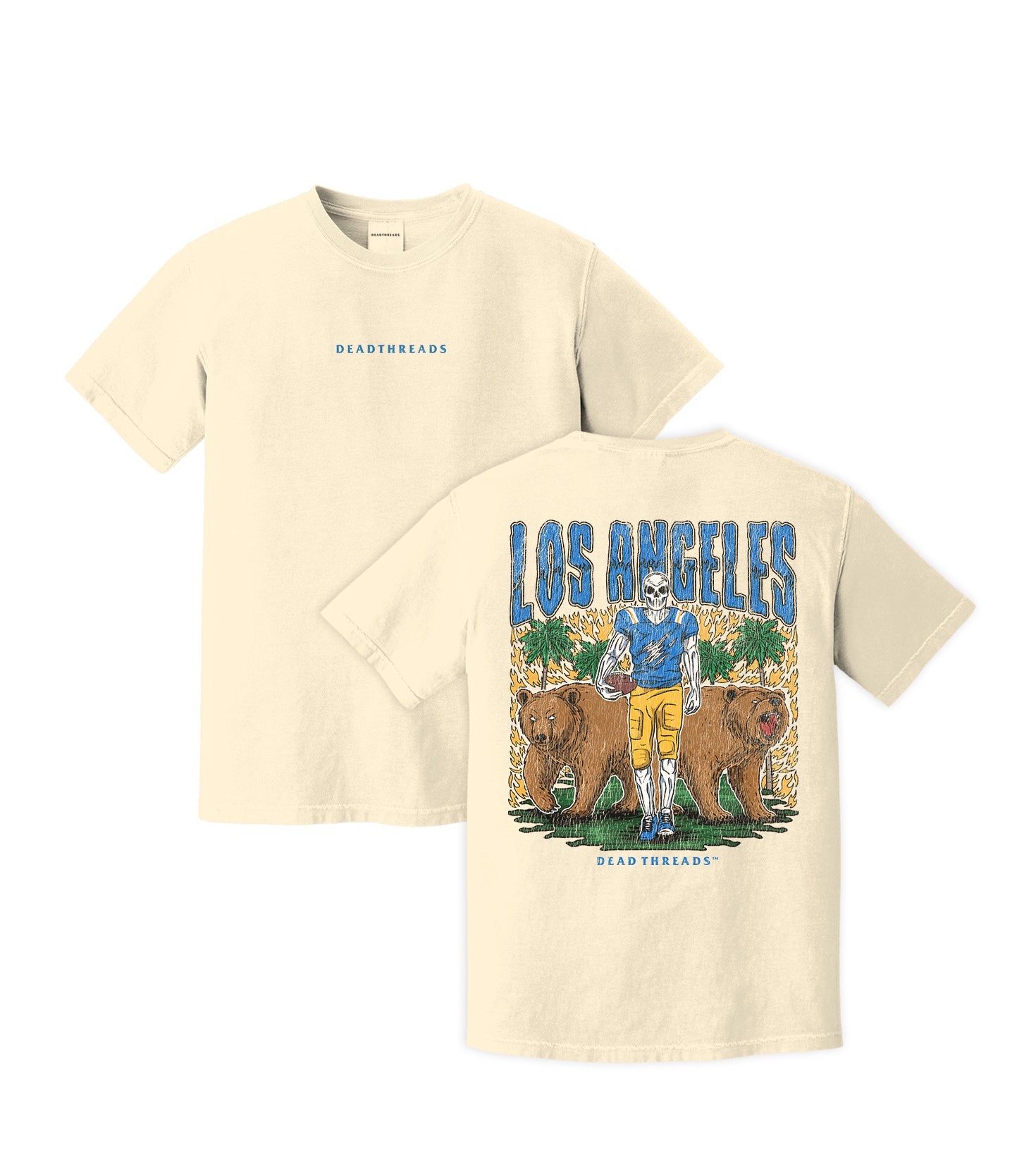 LOS ANGELES FOOTBALL - “DT ESSENTIAL" PREMIUM T - SHIRT – T-Shirt – Dead Threads Apparel