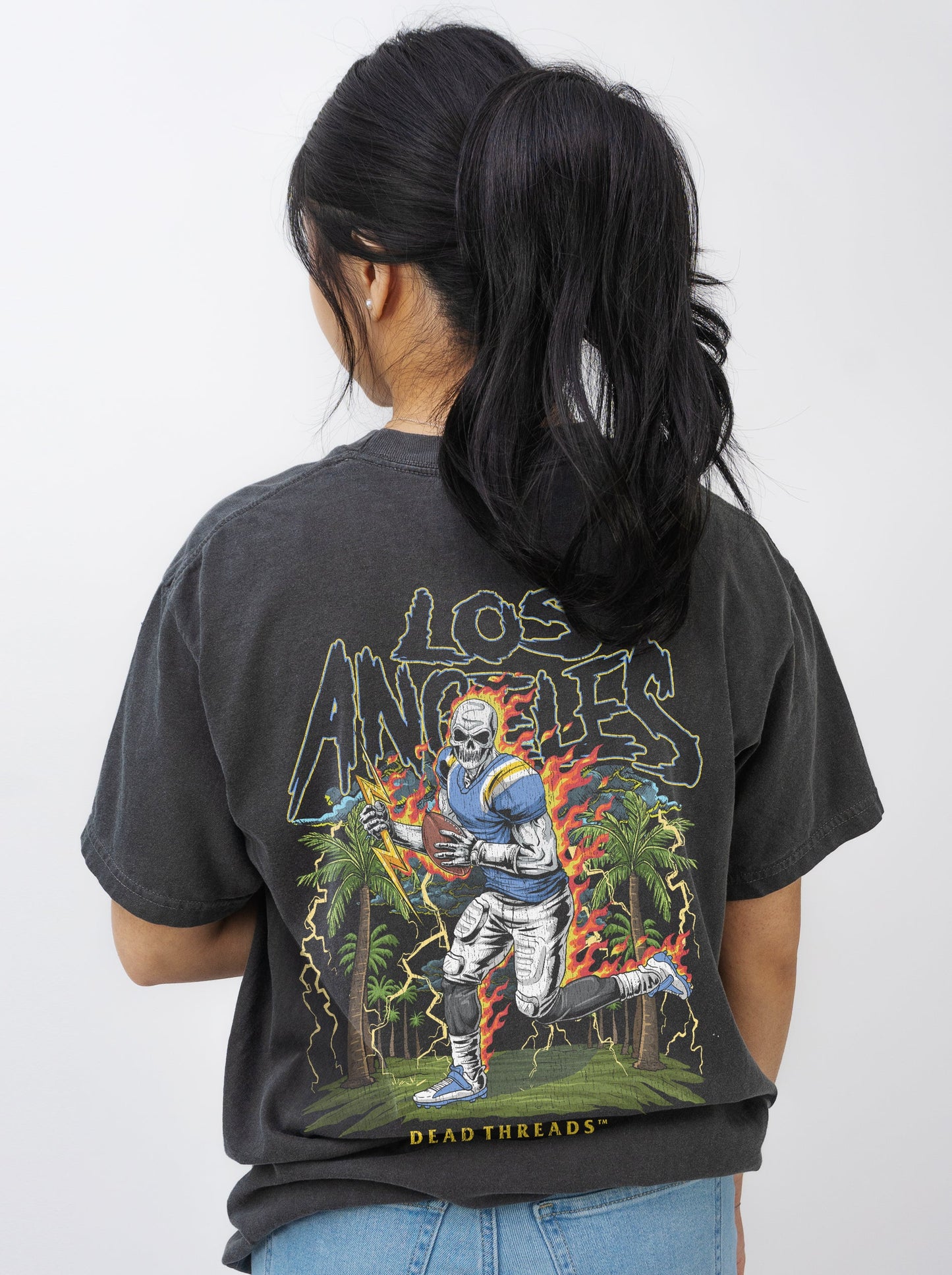 LOS ANGELES FOOTBALL - “DT ESSENTIAL" PREMIUM T - SHIRT – T-Shirt – Dead Threads Apparel