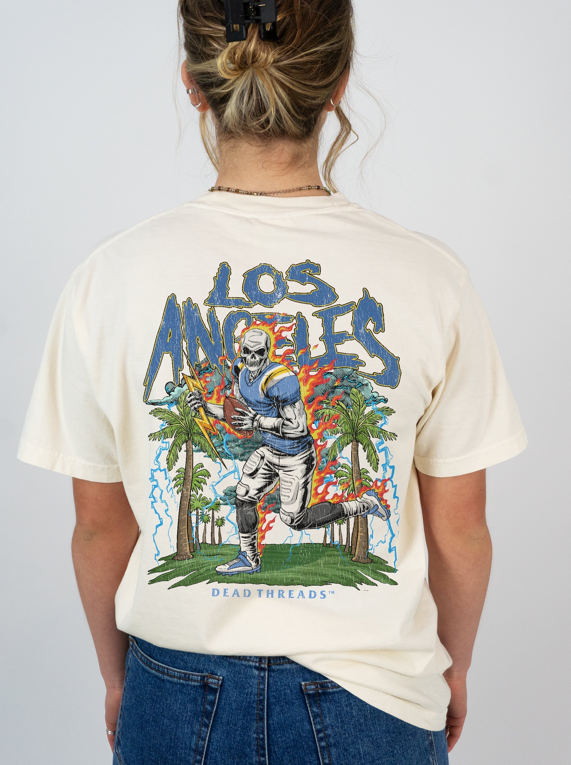 LOS ANGELES FOOTBALL - “DT ESSENTIAL" PREMIUM T - SHIRT – T-Shirt – Dead Threads Apparel