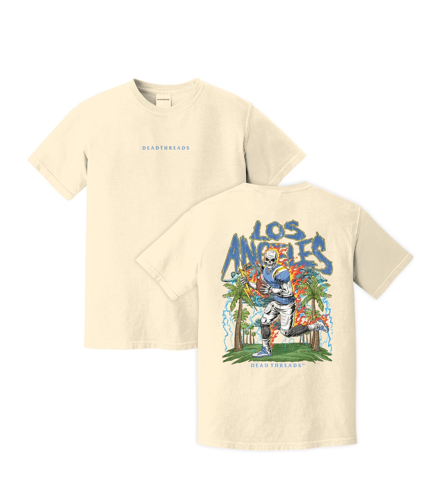 LOS ANGELES FOOTBALL - “DT ESSENTIAL" PREMIUM T - SHIRT – T-Shirt – Dead Threads Apparel