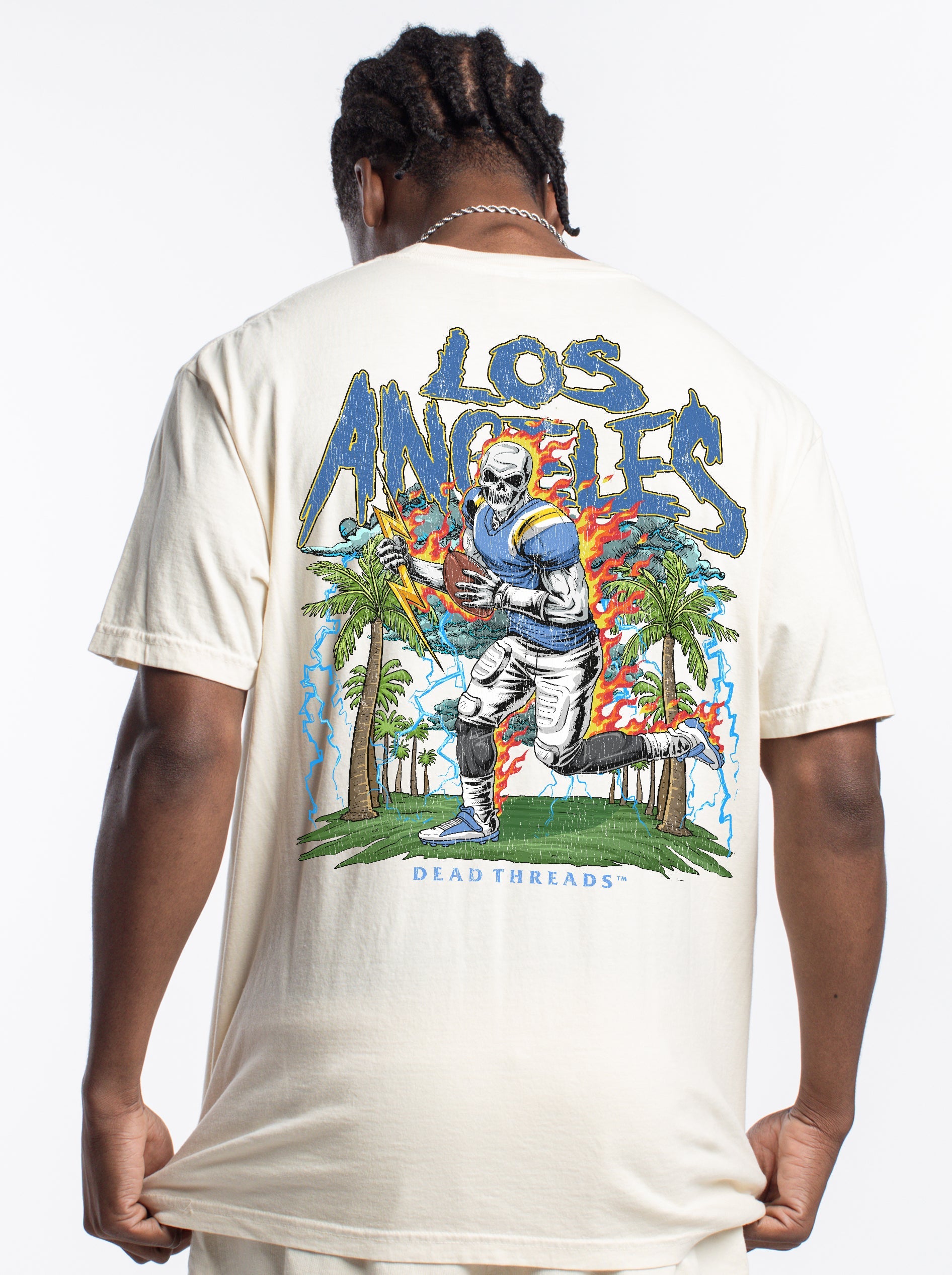 LOS ANGELES FOOTBALL - “DT ESSENTIAL" PREMIUM T - SHIRT – T-Shirt – Dead Threads Apparel