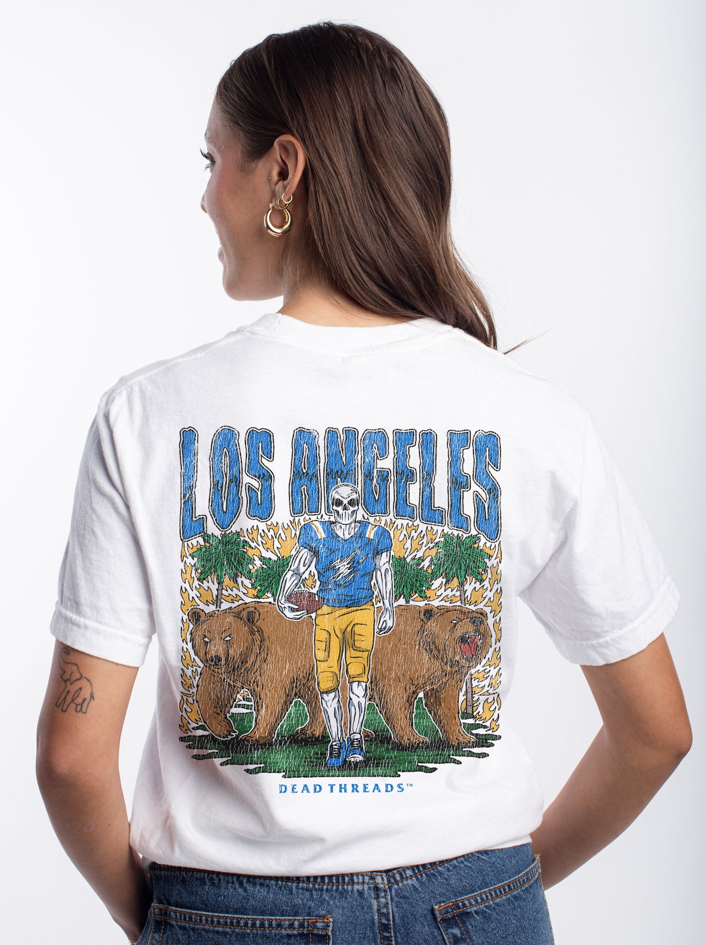 LOS ANGELES FOOTBALL - “DT ESSENTIAL" PREMIUM T - SHIRT – T-Shirt – Dead Threads Apparel