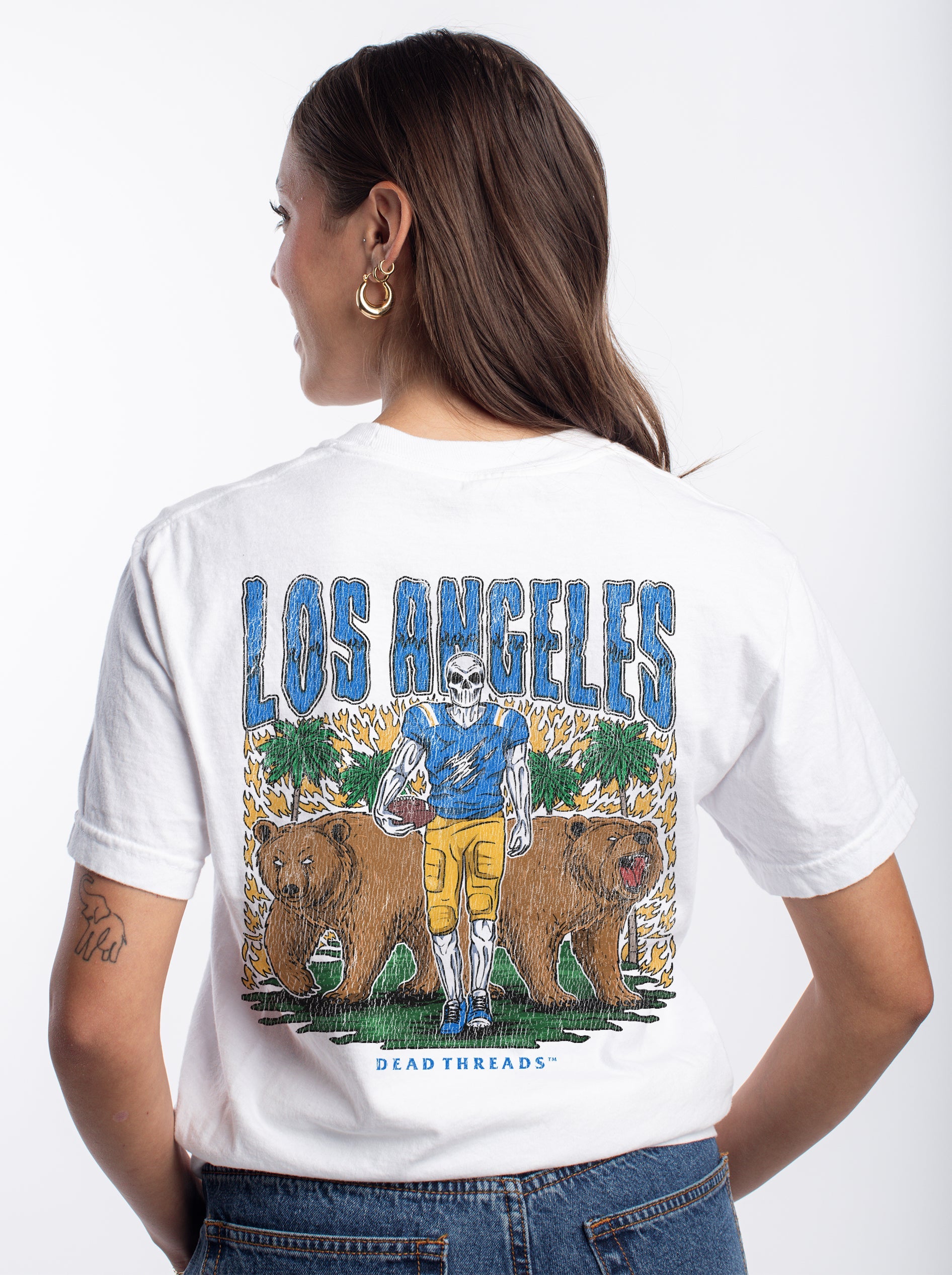 LOS ANGELES FOOTBALL - “DT ESSENTIAL" PREMIUM T - SHIRT – T-Shirt – Dead Threads Apparel