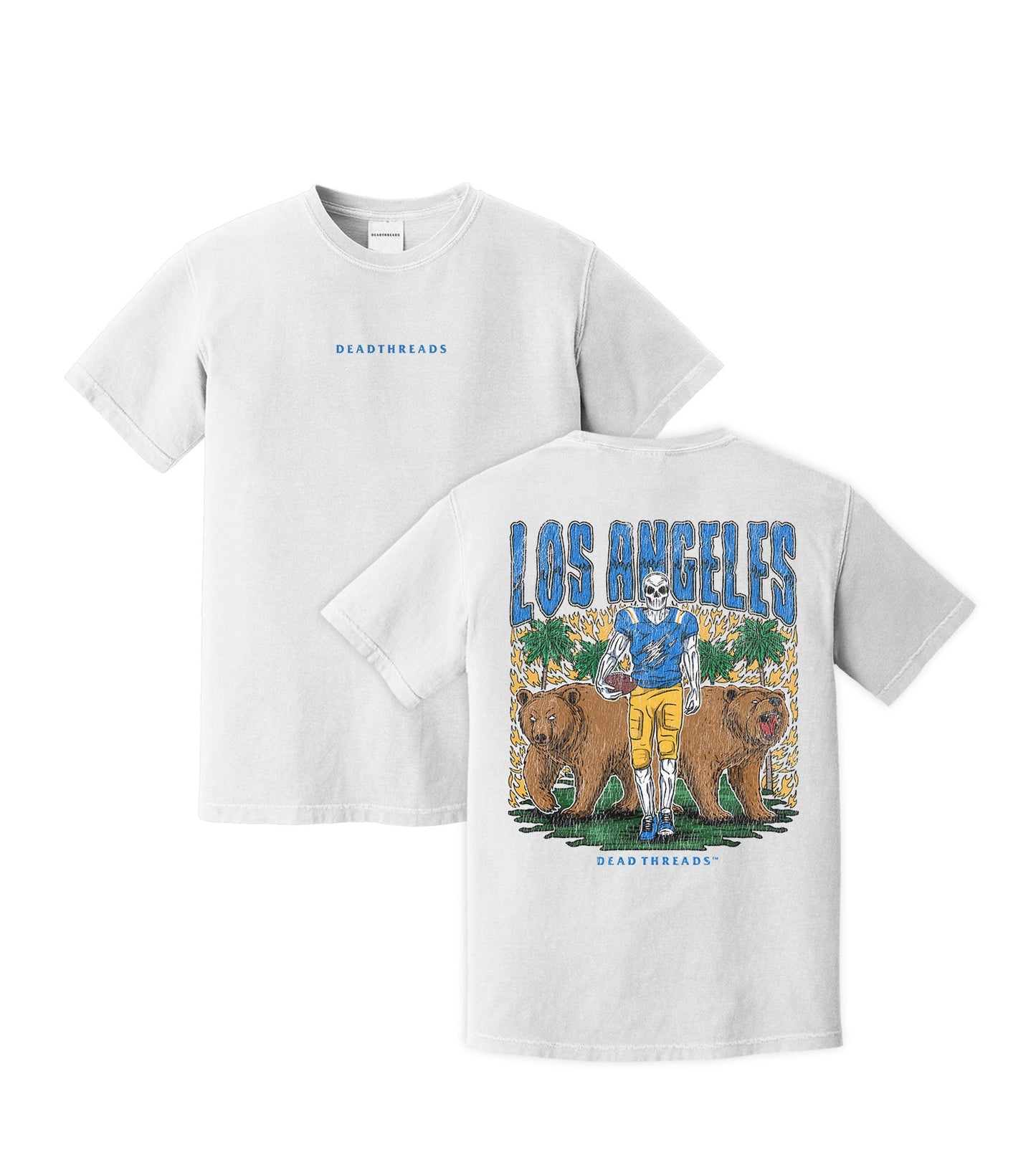 LOS ANGELES FOOTBALL - “DT ESSENTIAL" PREMIUM T - SHIRT – T-Shirt – Dead Threads Apparel