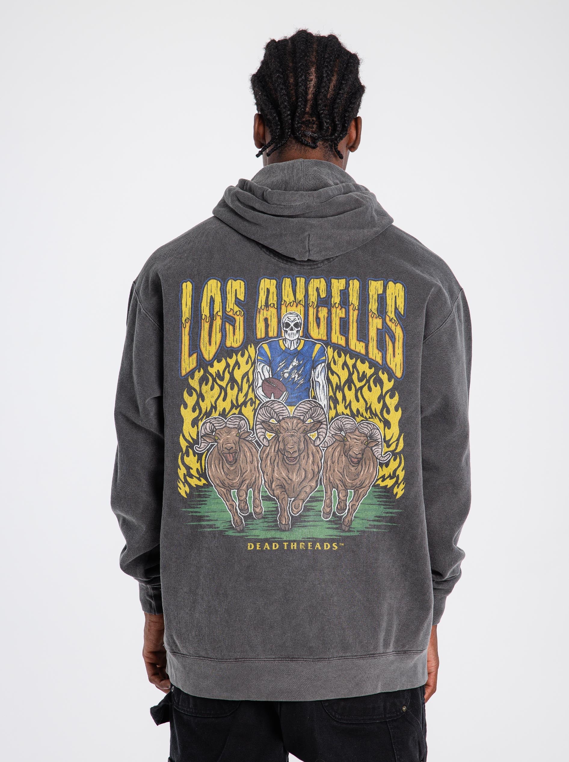 LOS ANGELES FOOTBALL - HOODIE – Hoodie – Dead Threads Apparel