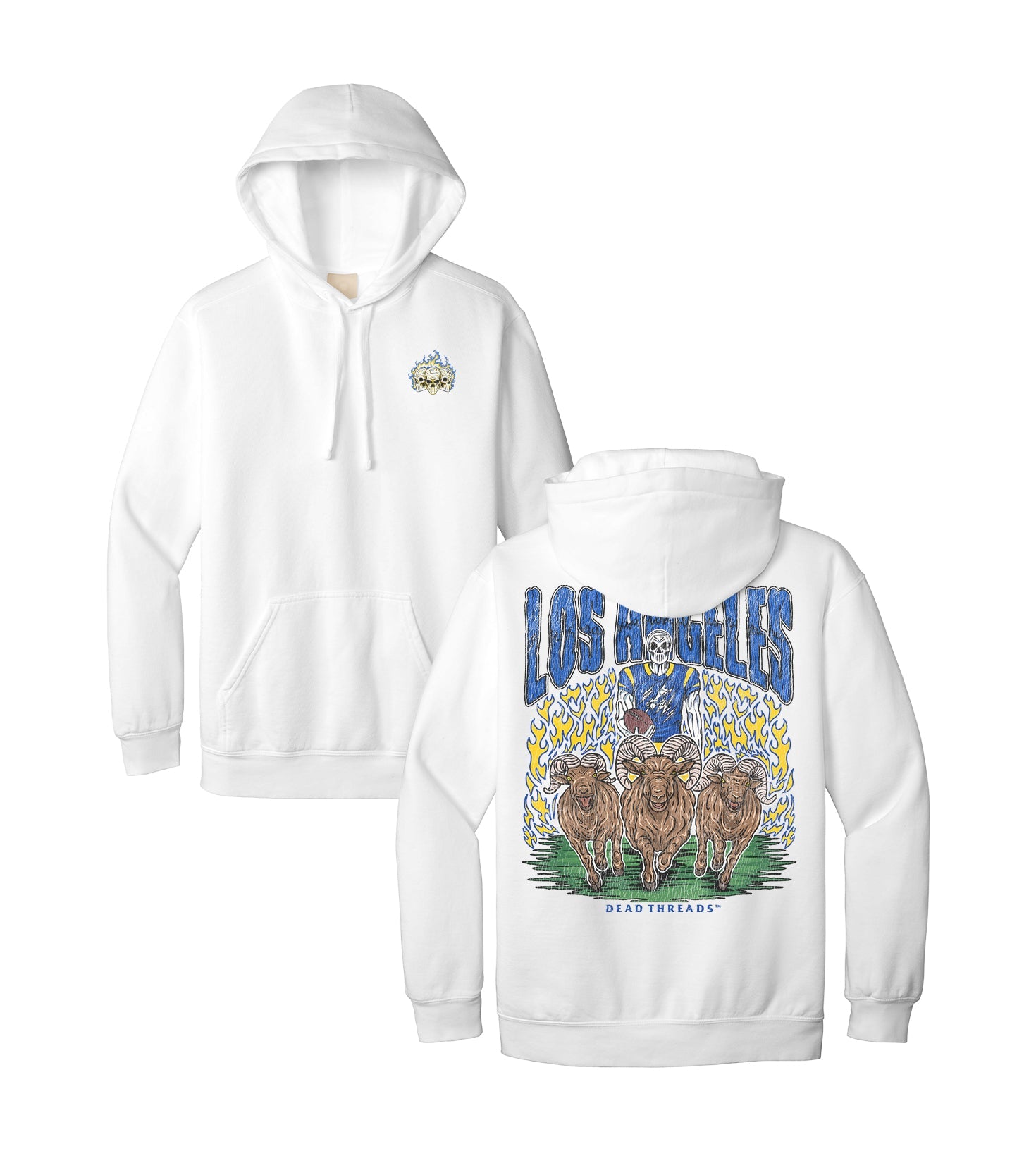 LOS ANGELES FOOTBALL - HOODIE – Hoodie – Dead Threads Apparel